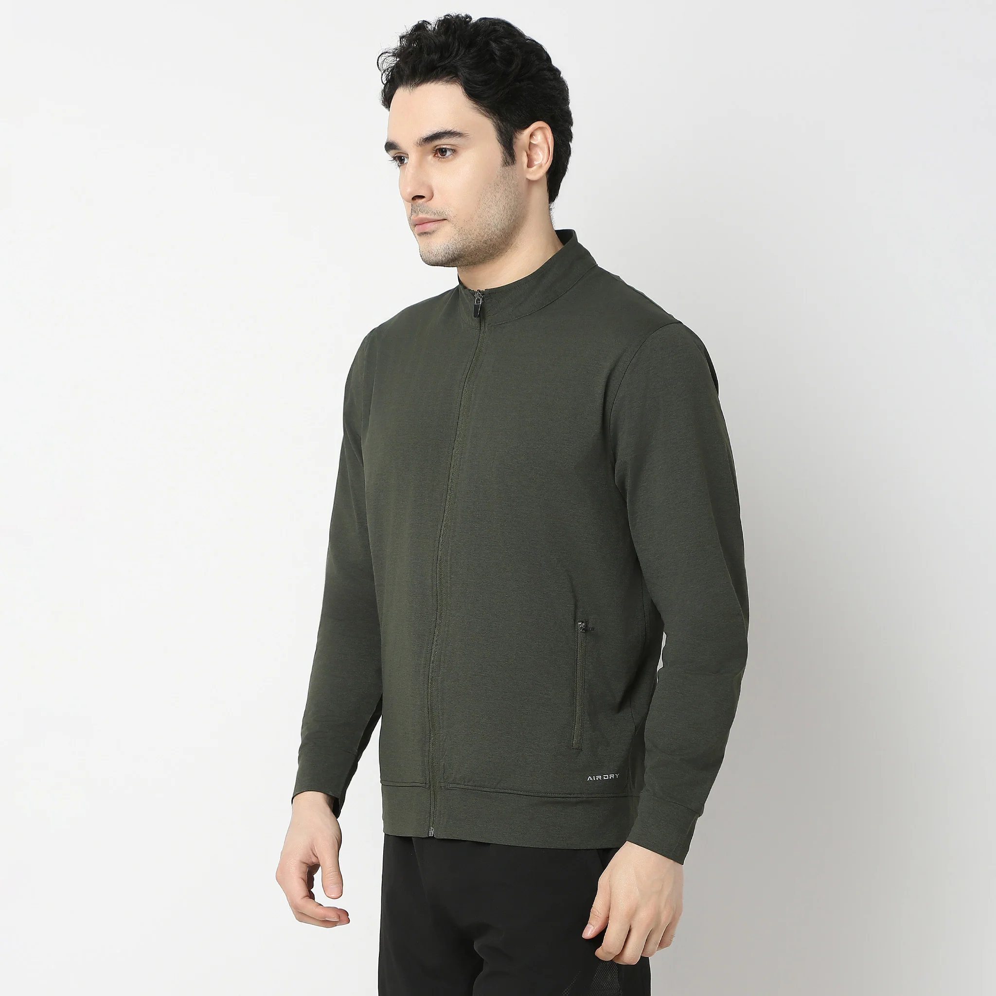 AirJack™ 24 - Regular Fit Solid Jacket With 2 Zip Pockets. LightWeight, breathable - perfect for all Weather. - Image 54