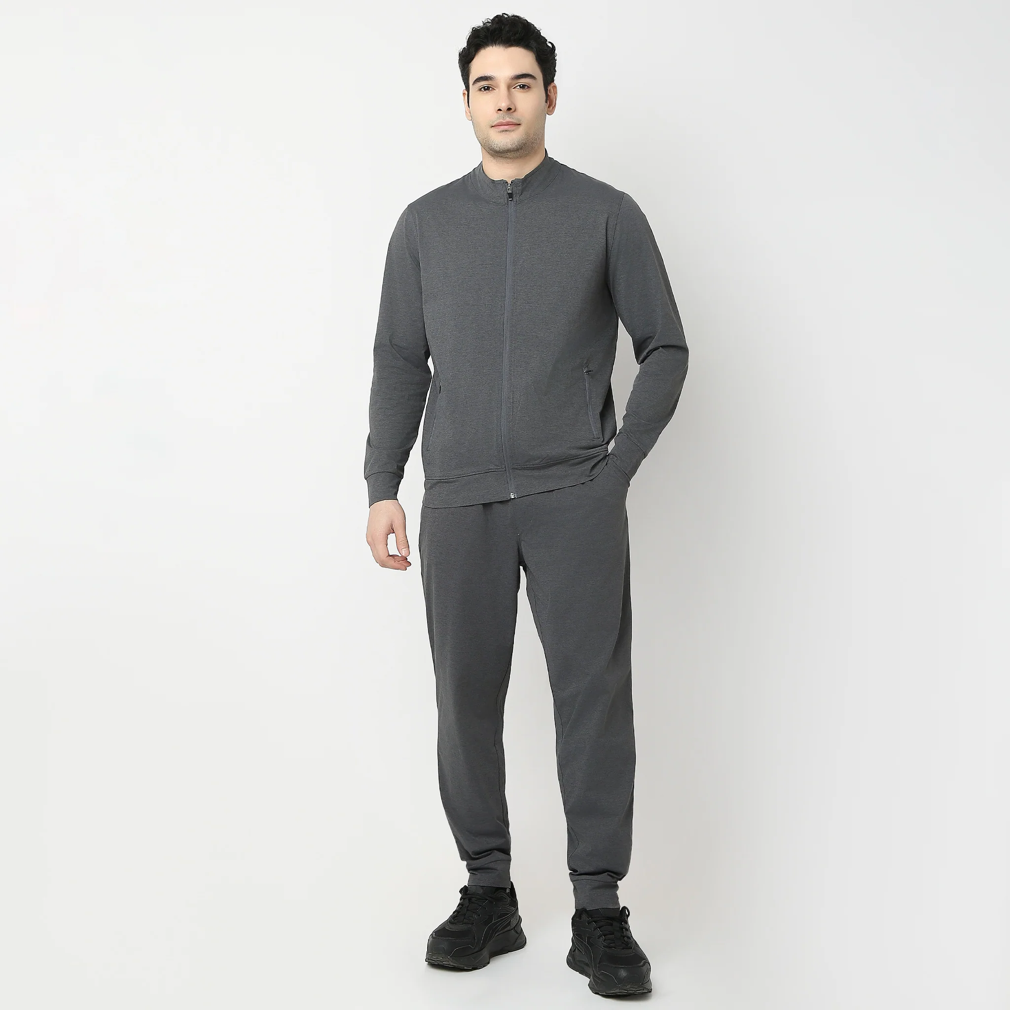 AirJack™ 24 - Regular Fit Solid Jacket With 2 Zip Pockets. LightWeight, breathable - perfect for all Weather. - Image 58