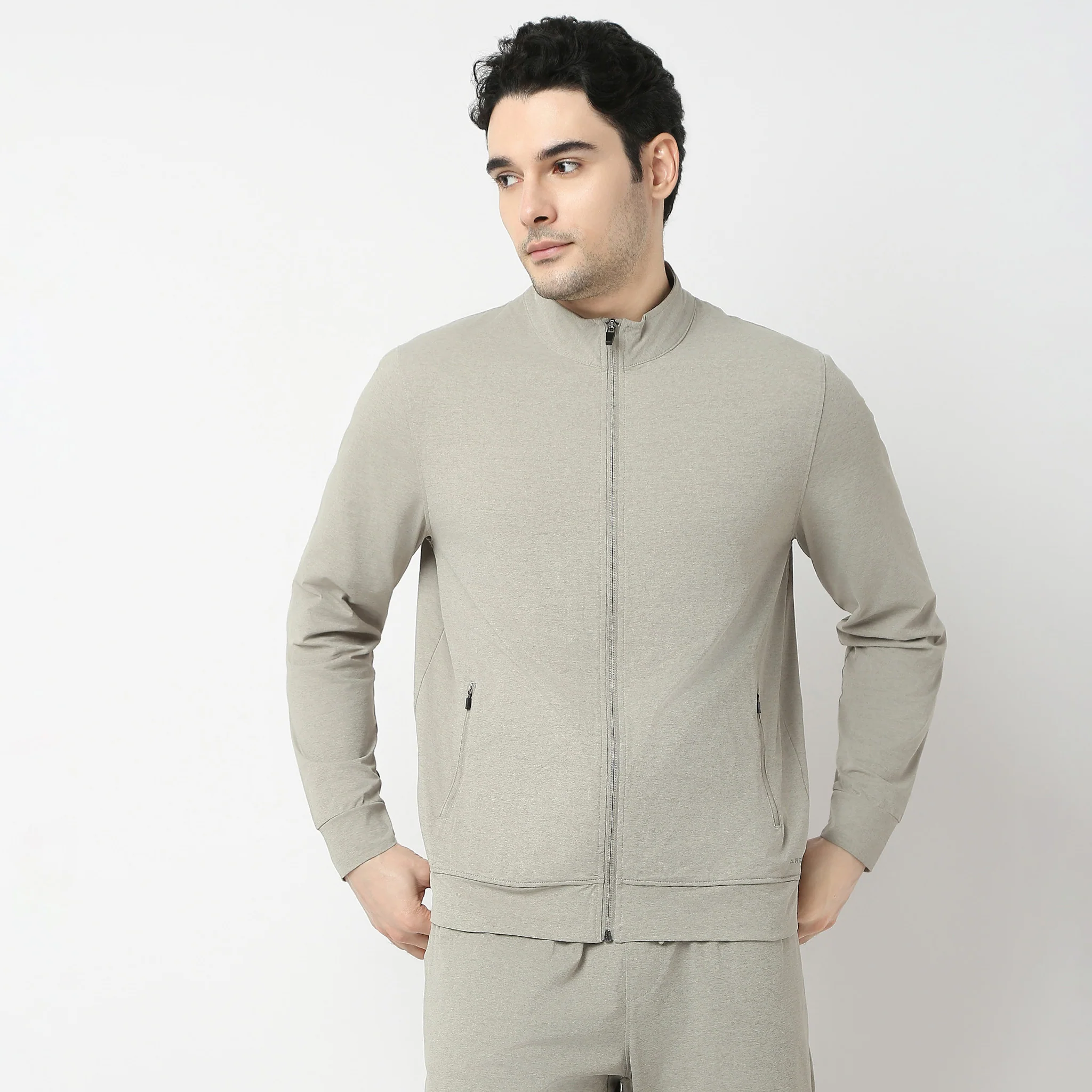 AirJack™ 24 - Regular Fit Solid Jacket With 2 Zip Pockets. LightWeight, breathable - perfect for all Weather. - Image 62