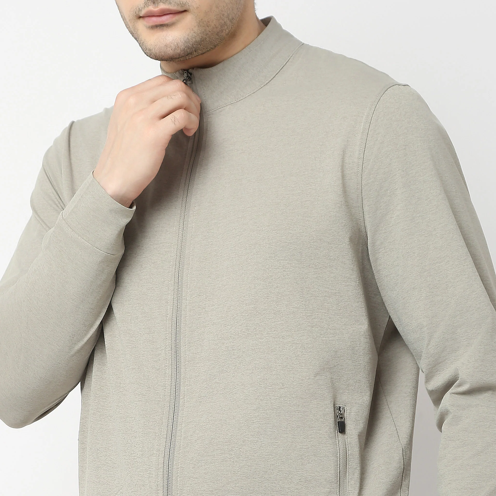 AirJack™ 24 - Regular Fit Solid Jacket With 2 Zip Pockets. LightWeight, breathable - perfect for all Weather. - Image 64