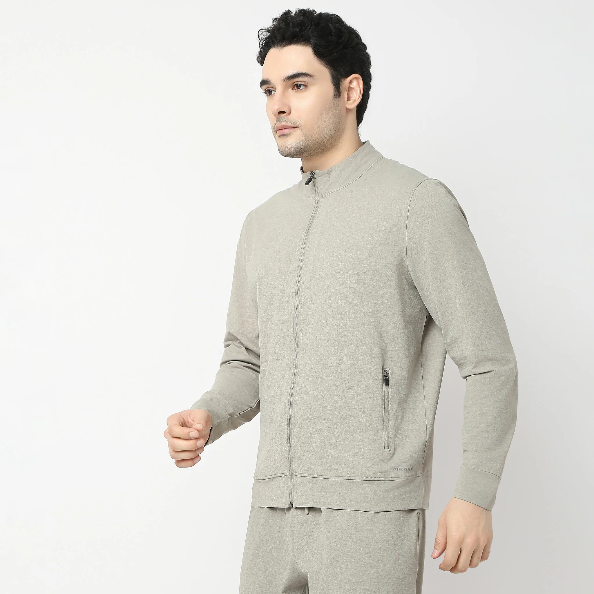 AirJack™ 24 - Regular Fit Solid Jacket With 2 Zip Pockets. LightWeight, breathable - perfect for all Weather. - Image 65