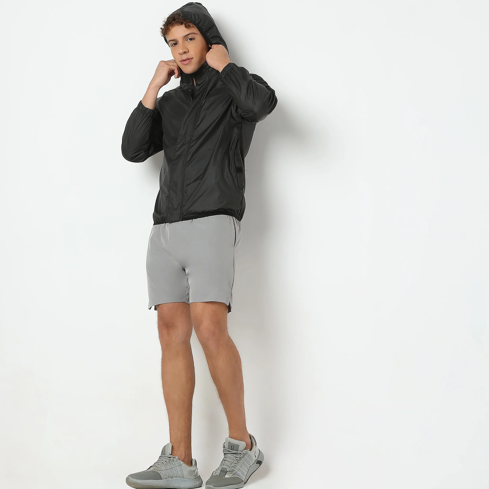Regular Fit Solid Jacket - Image 13