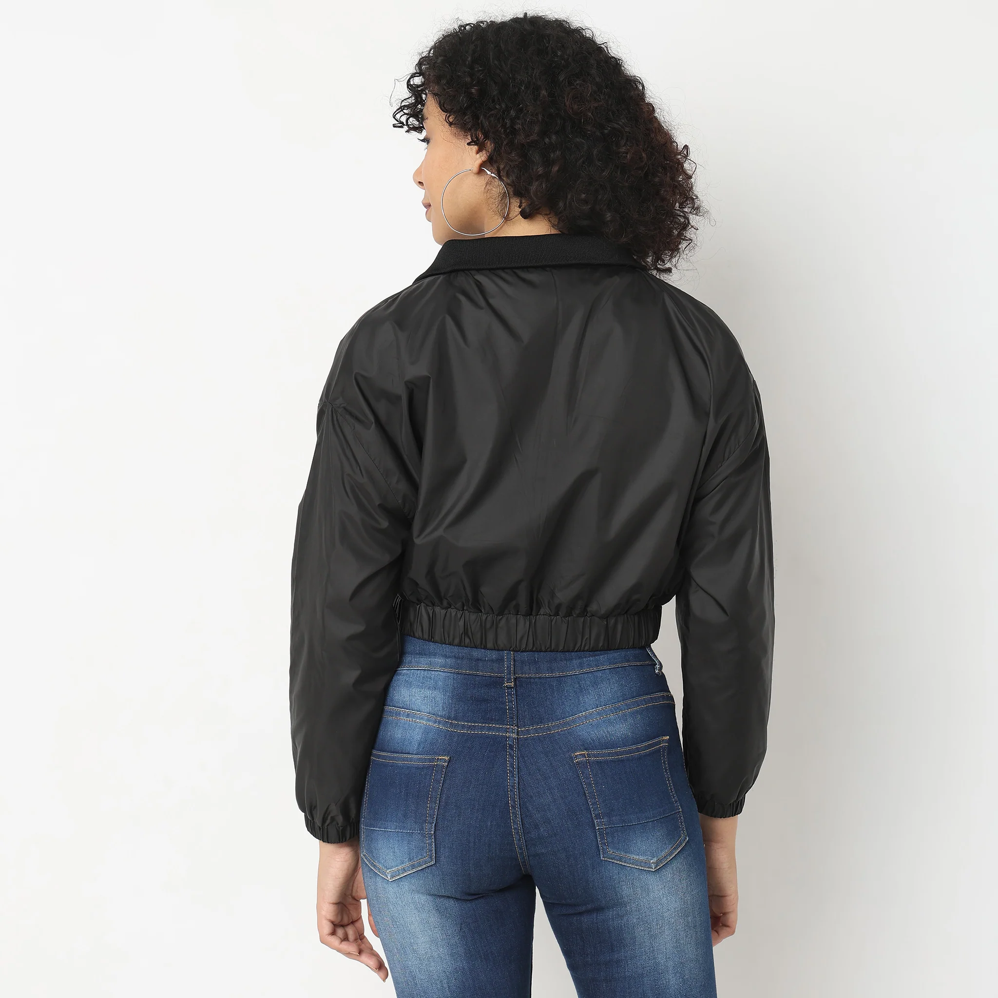 Regular Fit Solid Jackets - Image 4
