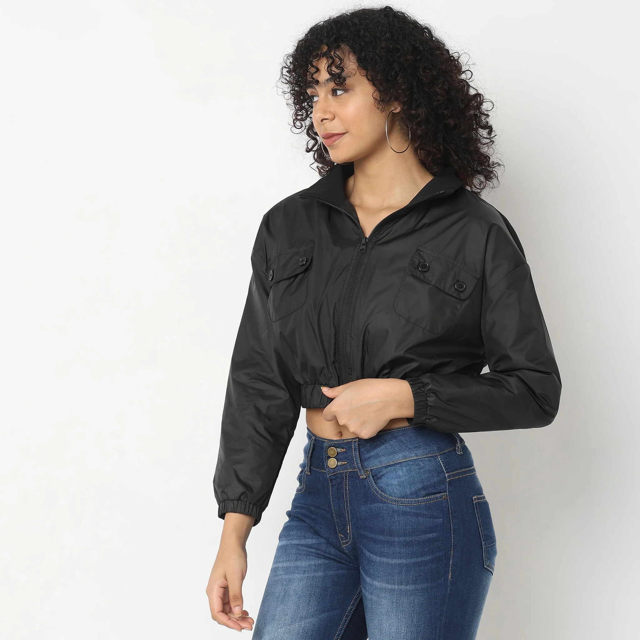 Regular Fit Solid Jackets - Image 5