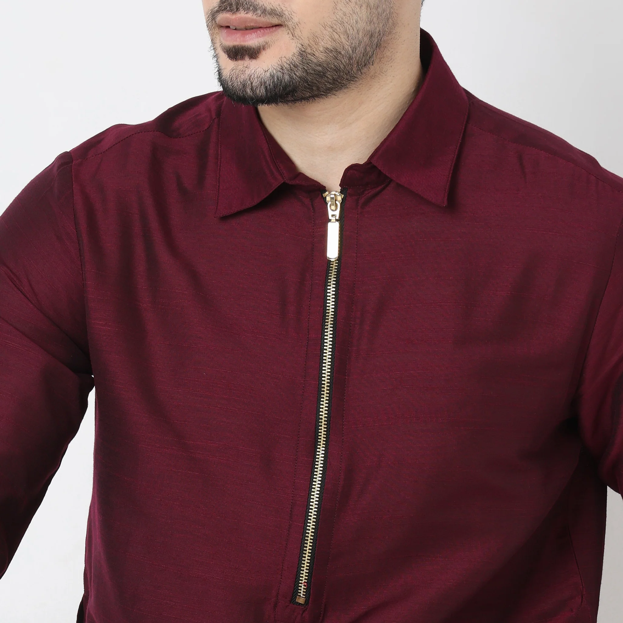 Regular Fit Solid Kurta - Image 9