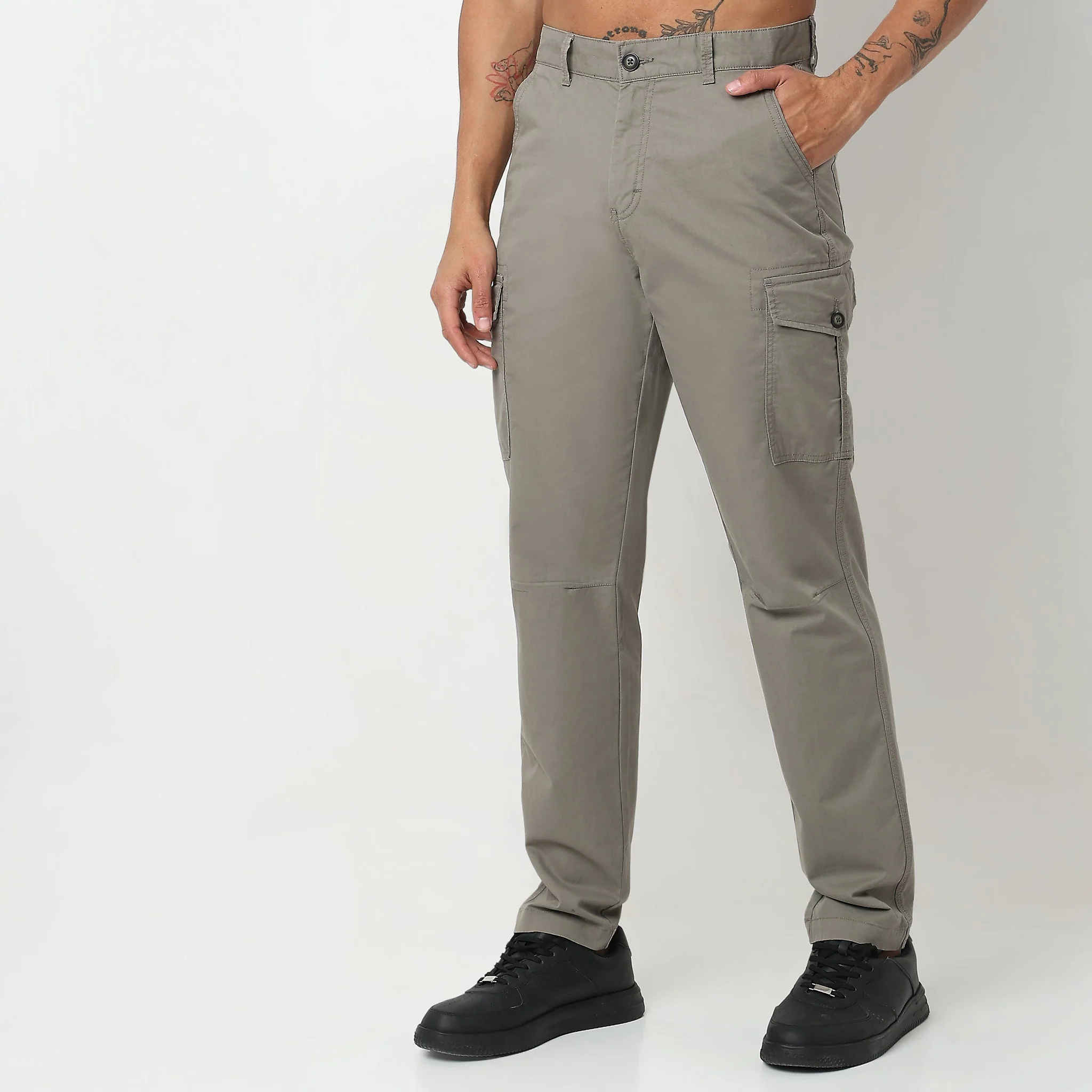 Moden Explorer Cargo - Cotton With E-Fast - Mid Rise Regular Fit - Image 10