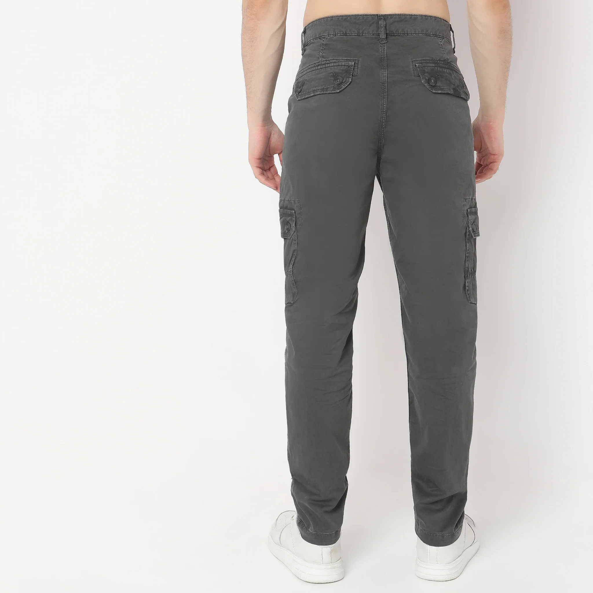 Modern Explorer - Cargo Pants - Cotton With E-Fast Stretch - Mid Rise Regular Fit - Image 13
