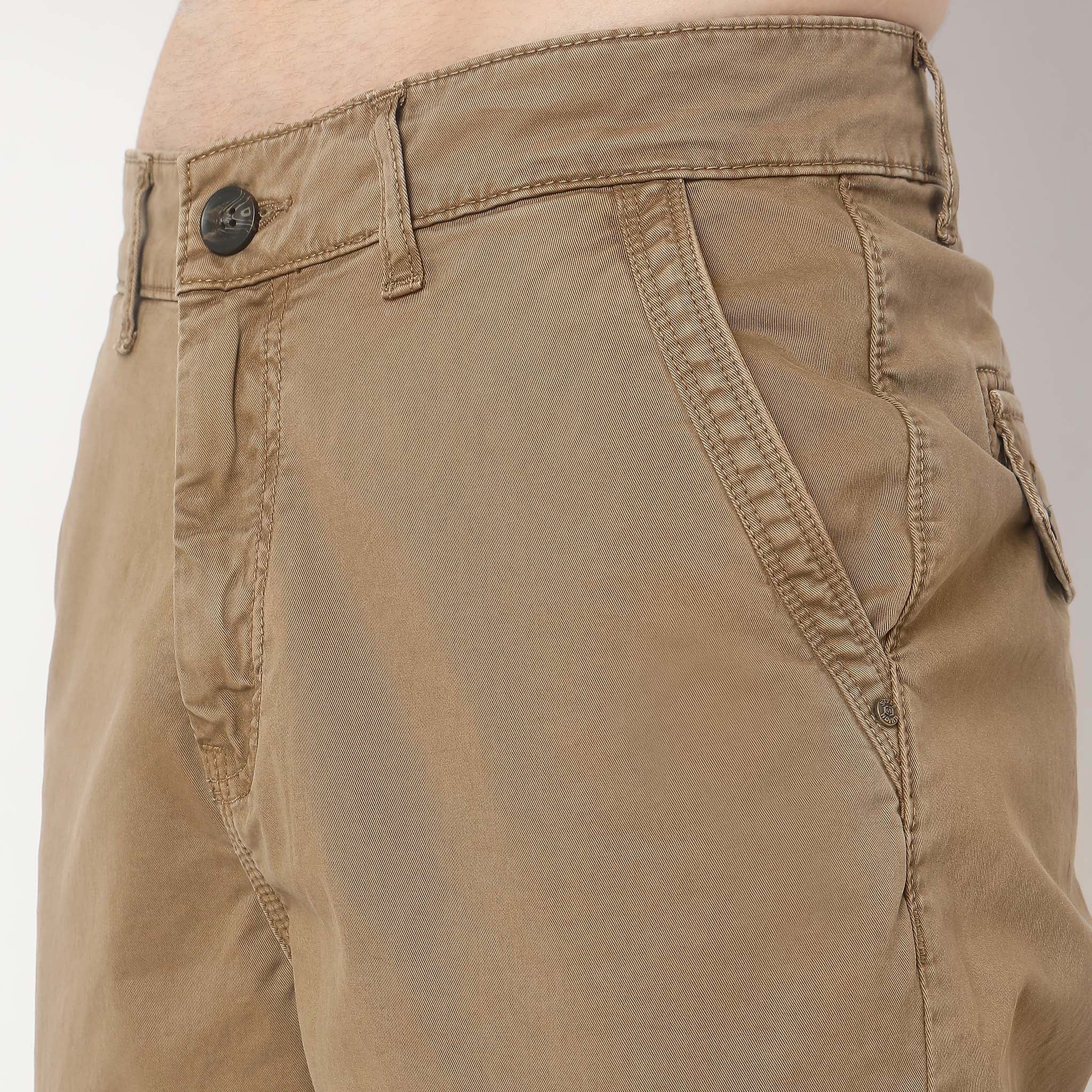 Modern Explorer - Cargo Pants - Cotton With E-Fast Stretch - Mid Rise Regular Fit - Image 4