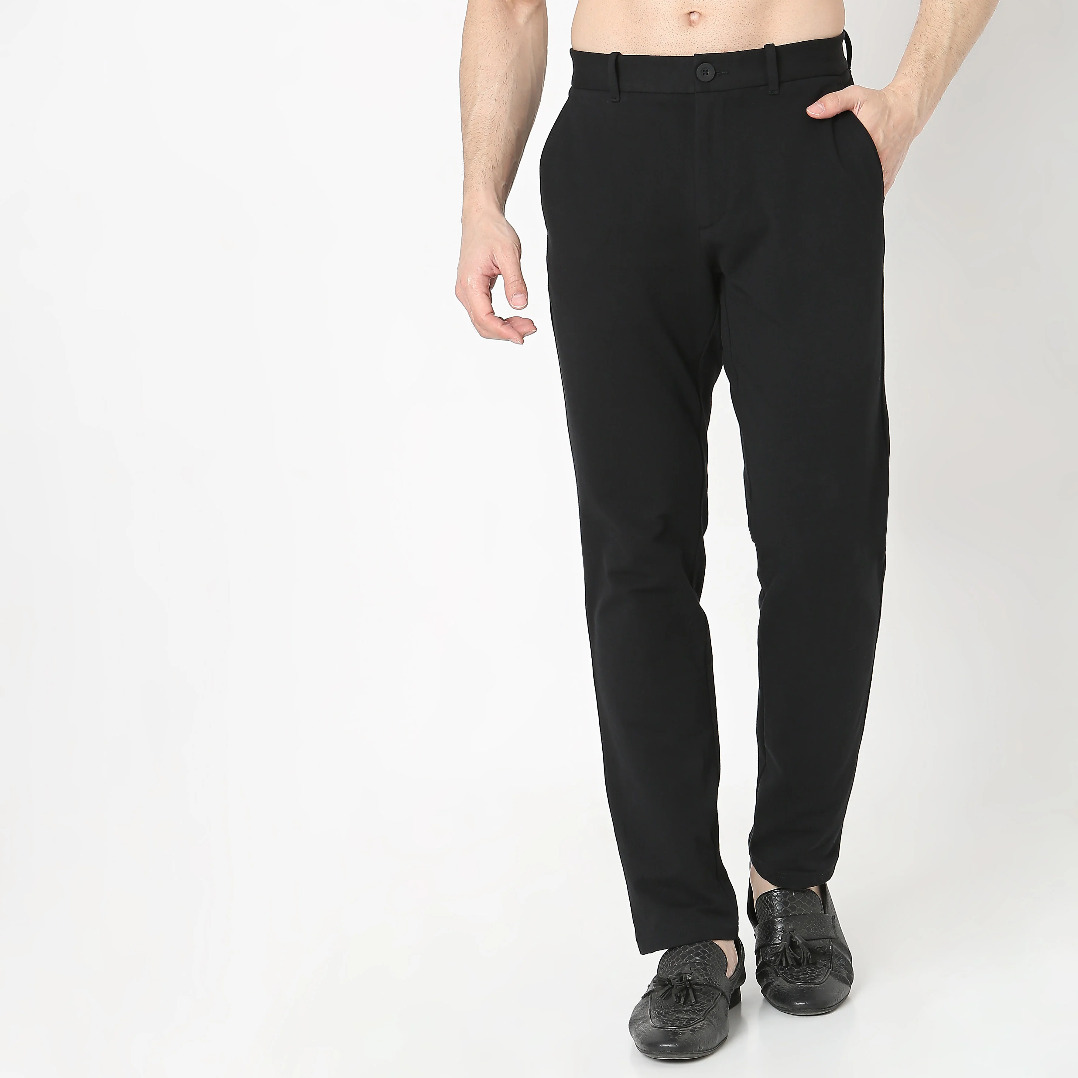 Knit Crop Chinos™  - Ulitimate Comfort - 4 Way Flexibility by E-Fast® Stretch - Image 2
