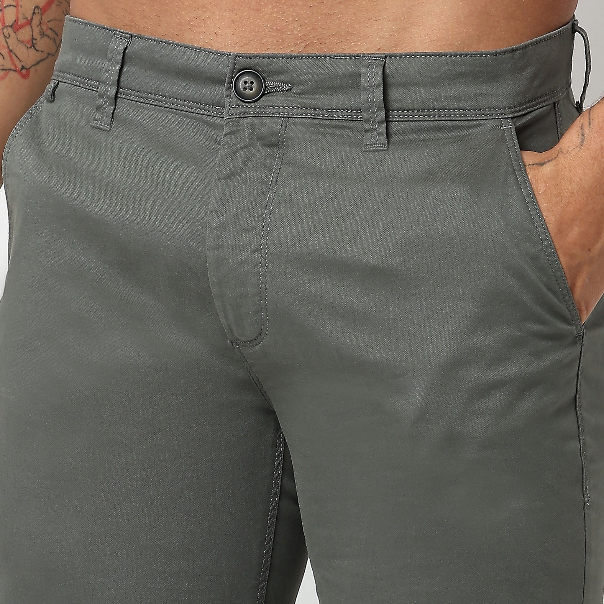 Officer Pants™ - Luxury Cotton With E-Fast Stretch - Cavalry TWill - Mid Rise Pants - Re-Pants reimagined - Image 14