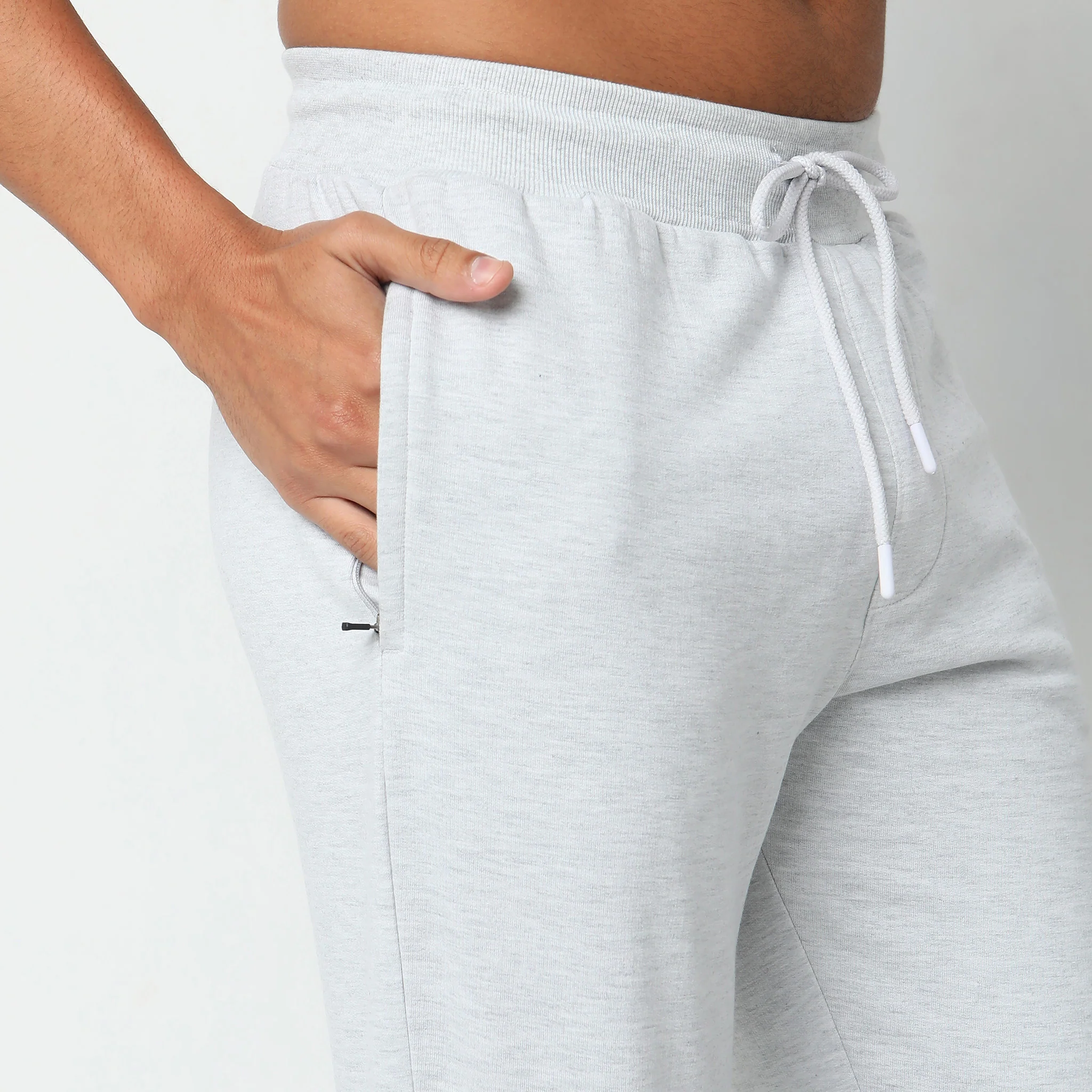Regular Fit Solid Mid Rise Joggers - Image 9