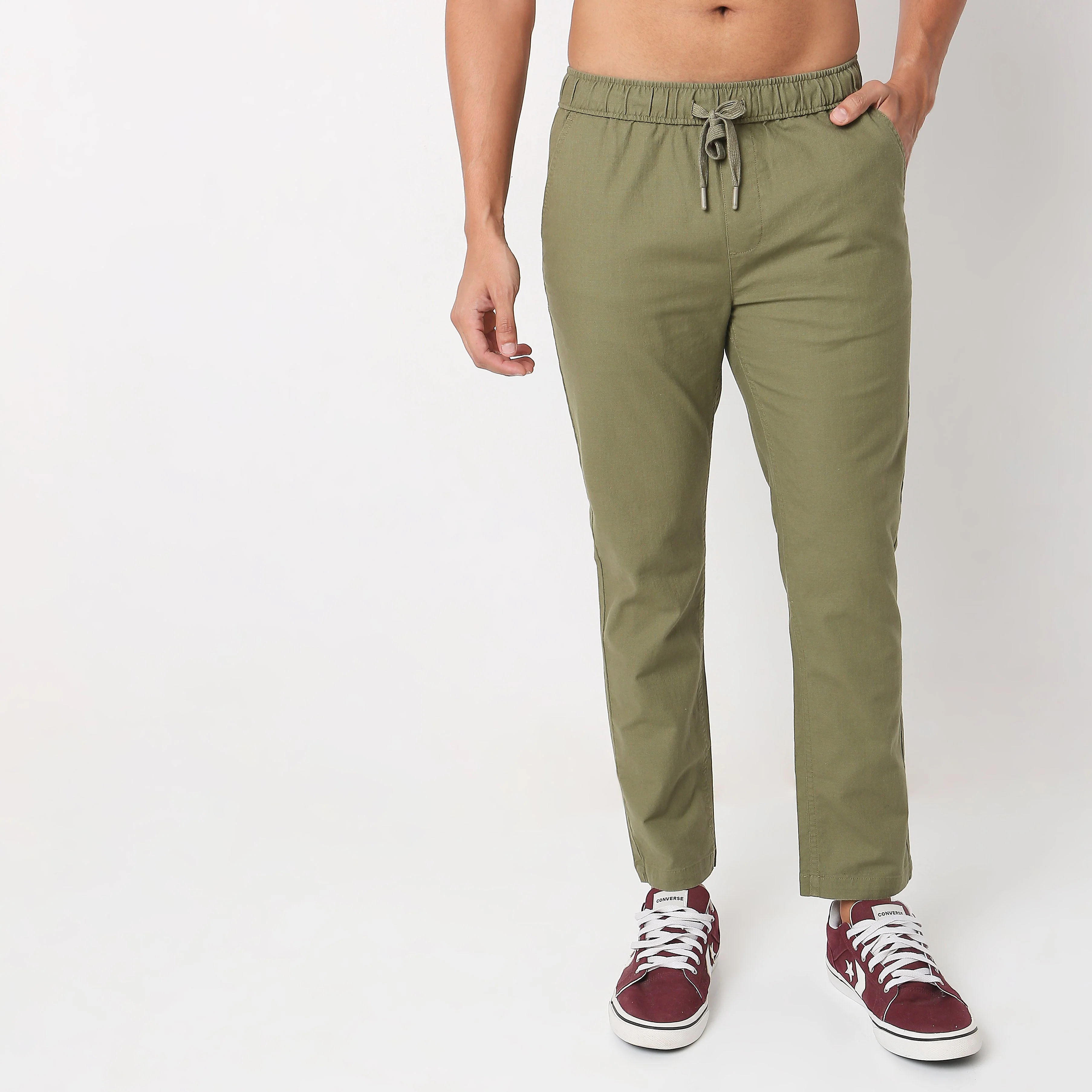 Retreaters™ Mid Rise Lounge Pants - Cotton With E-Fast® Stretch - Image 2