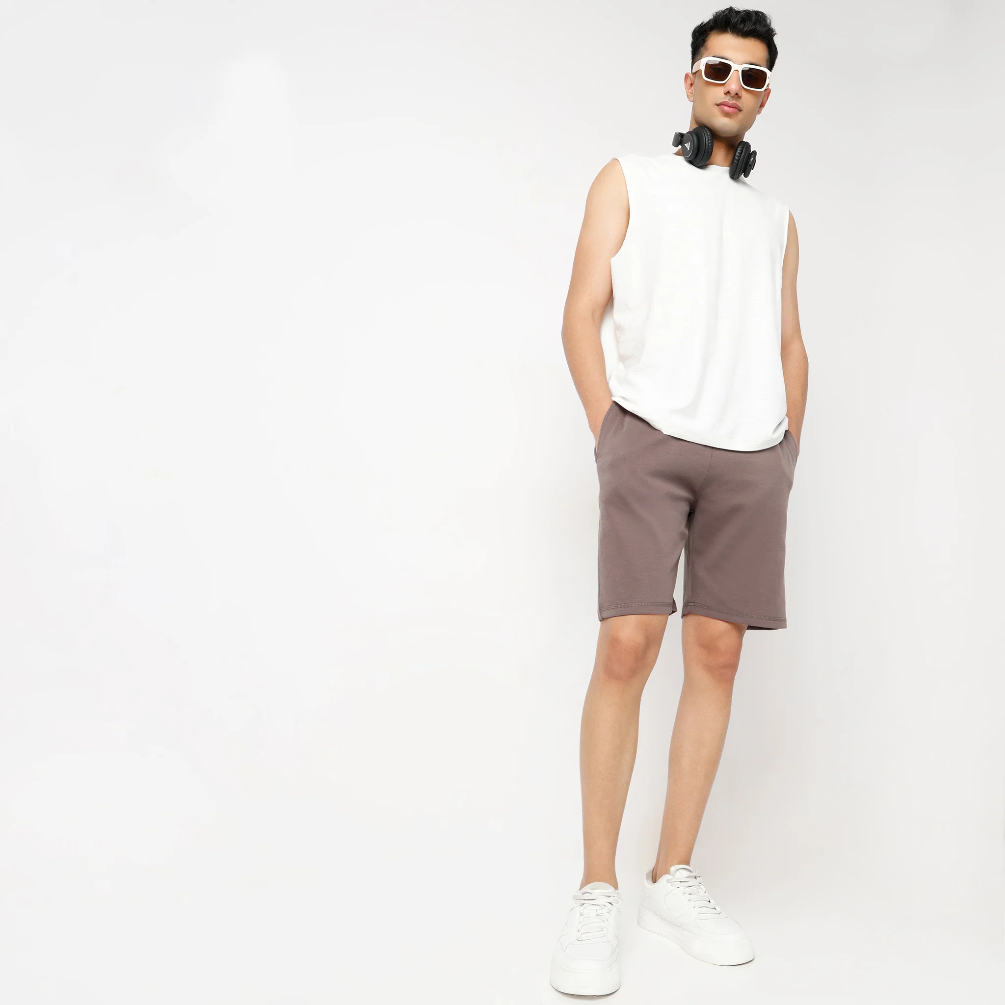 Flex Shortsᵉˣ - Looper Knit - Exclusive Fabric Comfortable Wear-Made For Movement - Image 57