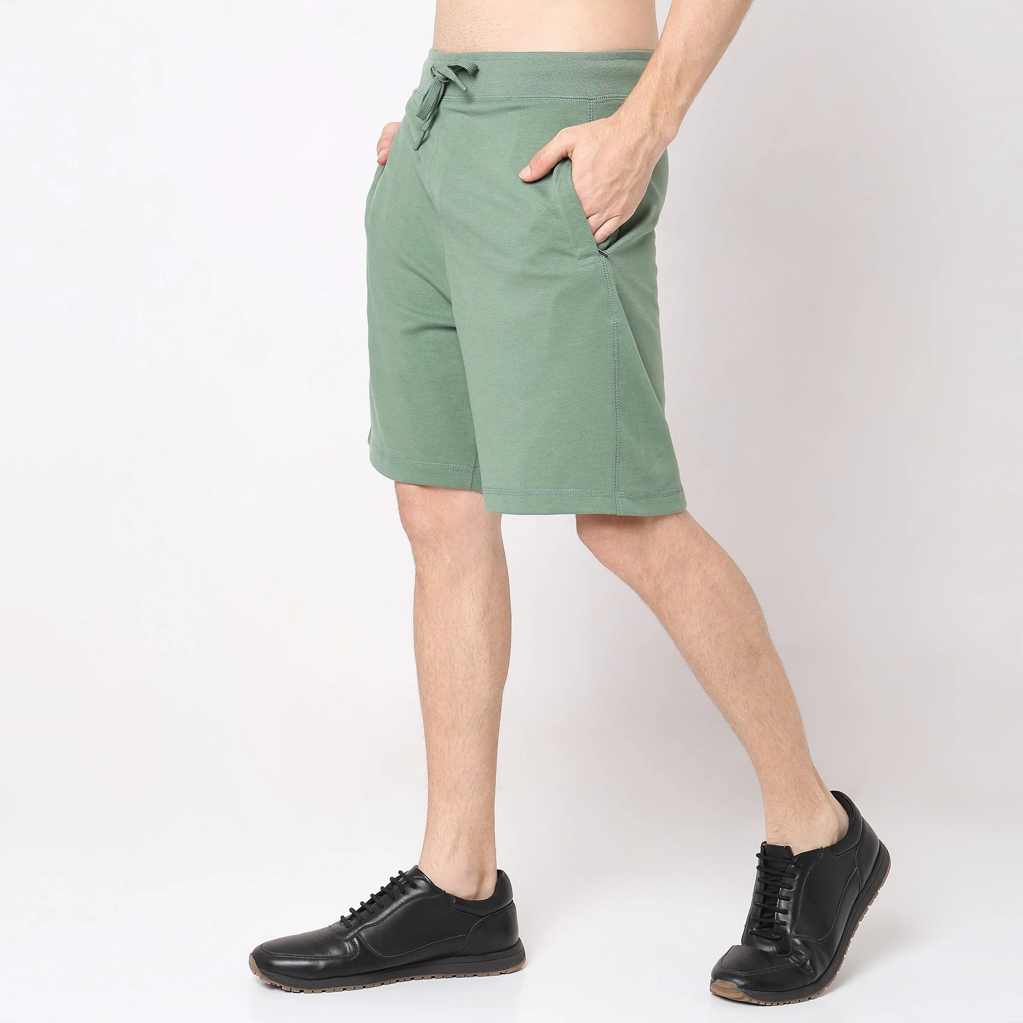 Flex Shorts - With Secure Mobile Pocket - Mid Rise Solid - Image 15