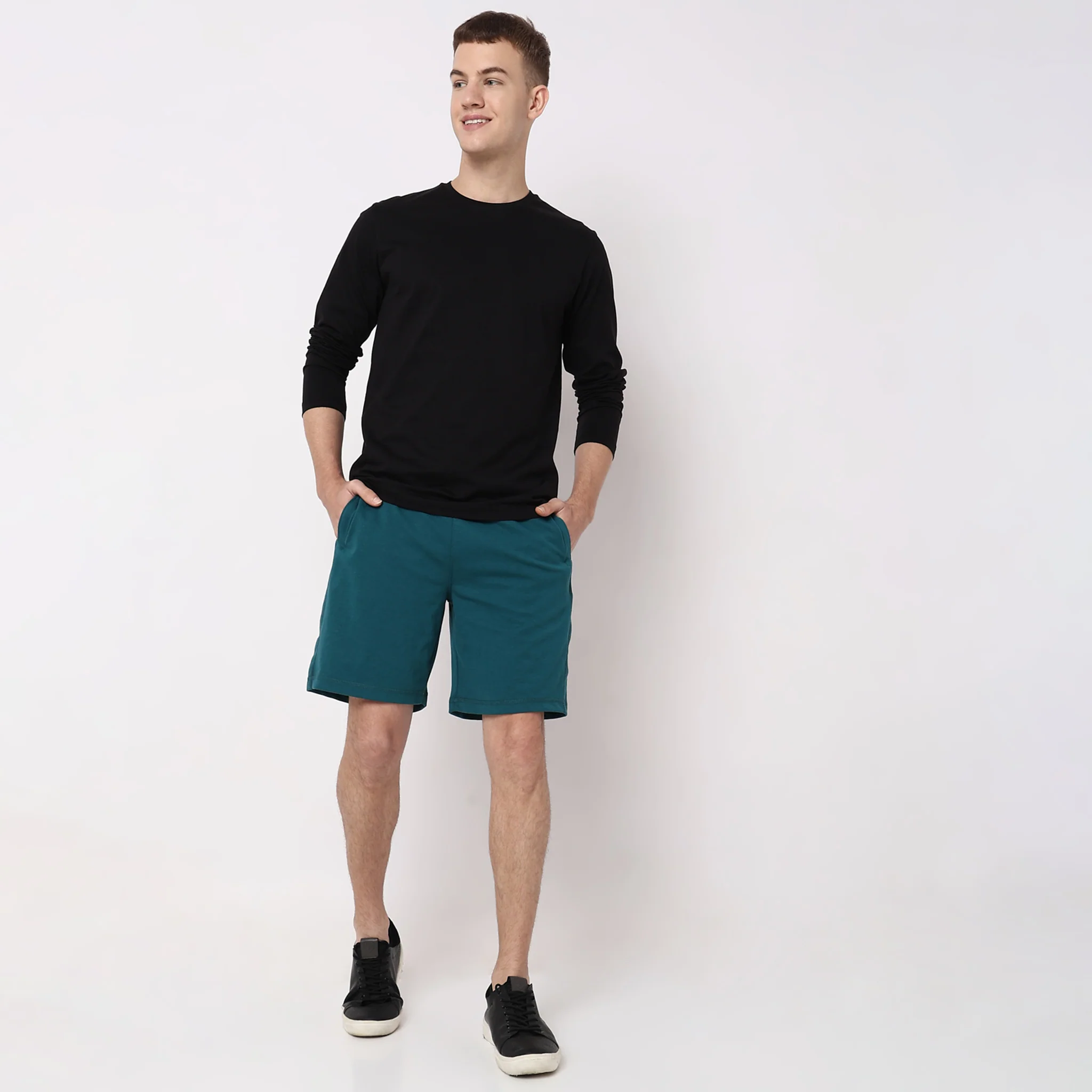 Flex Shorts - With Secure Mobile Pocket - Mid Rise Solid - Image 21