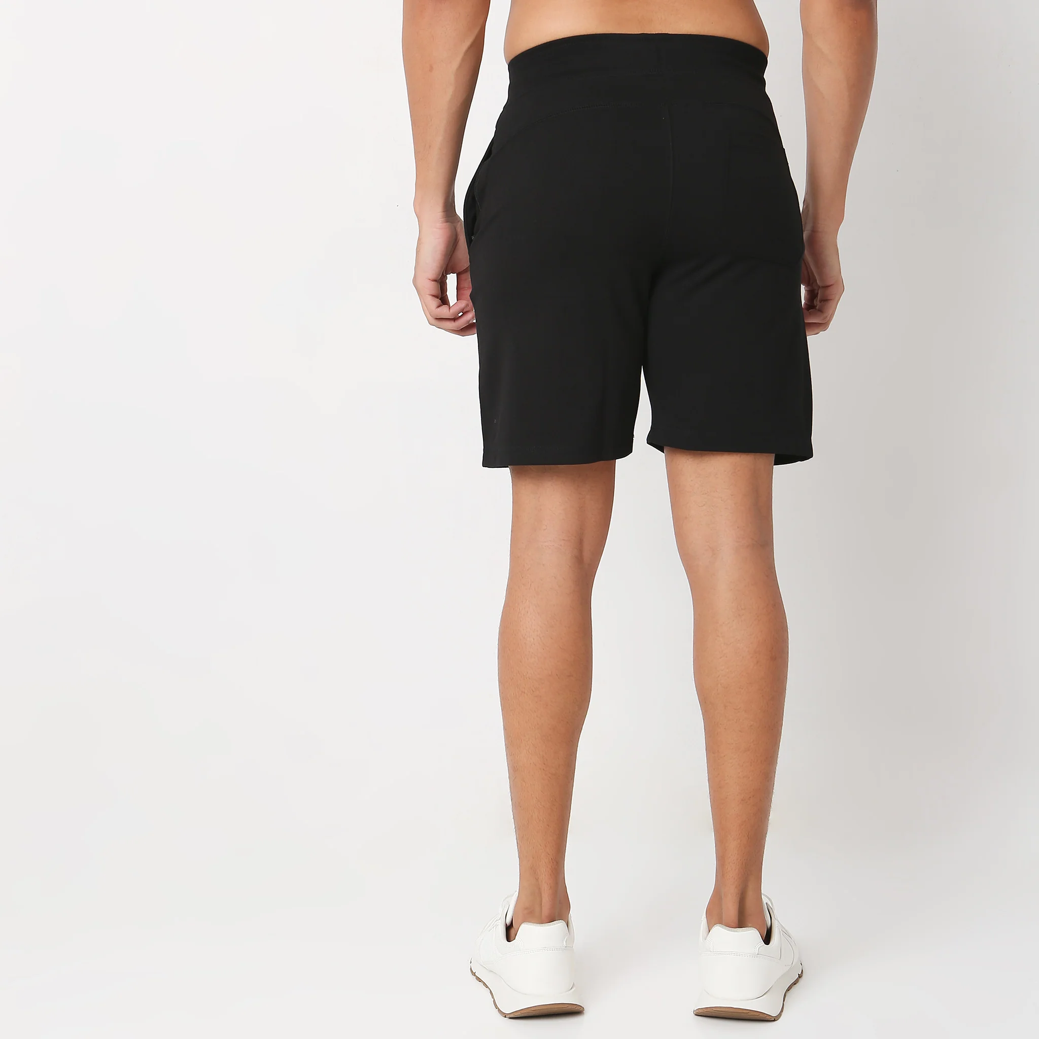 Flex Shorts - With Secure Mobile Pocket - Mid Rise Solid - Image 33