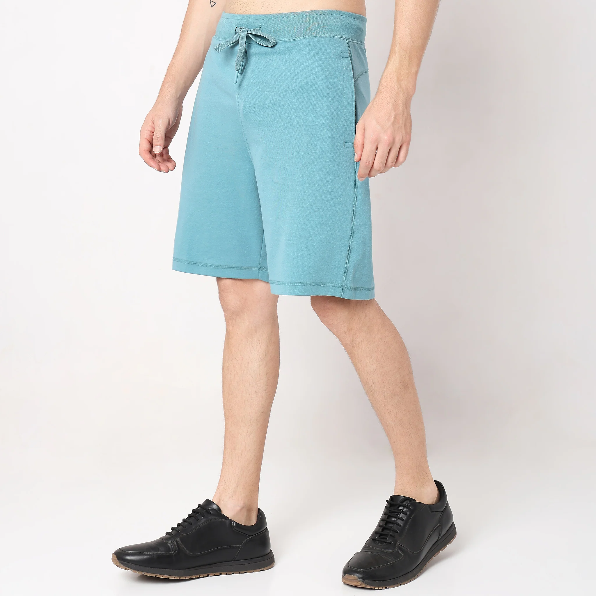 Flex Shorts - With Secure Mobile Pocket - Mid Rise Solid - Image 5