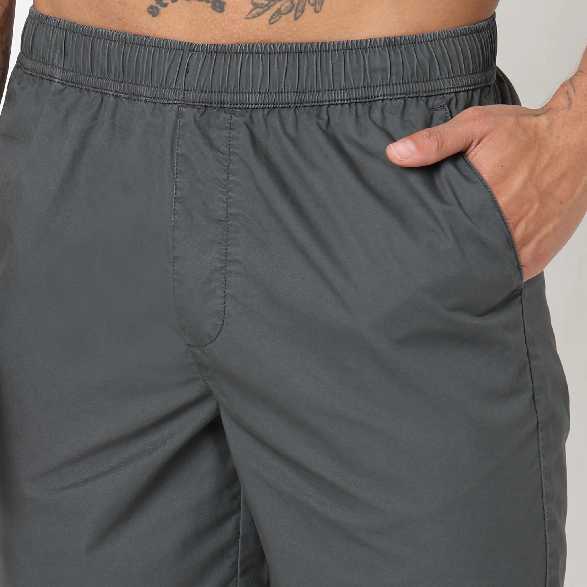 Regular Fit Solid Mid Rise Shorts - Image 14