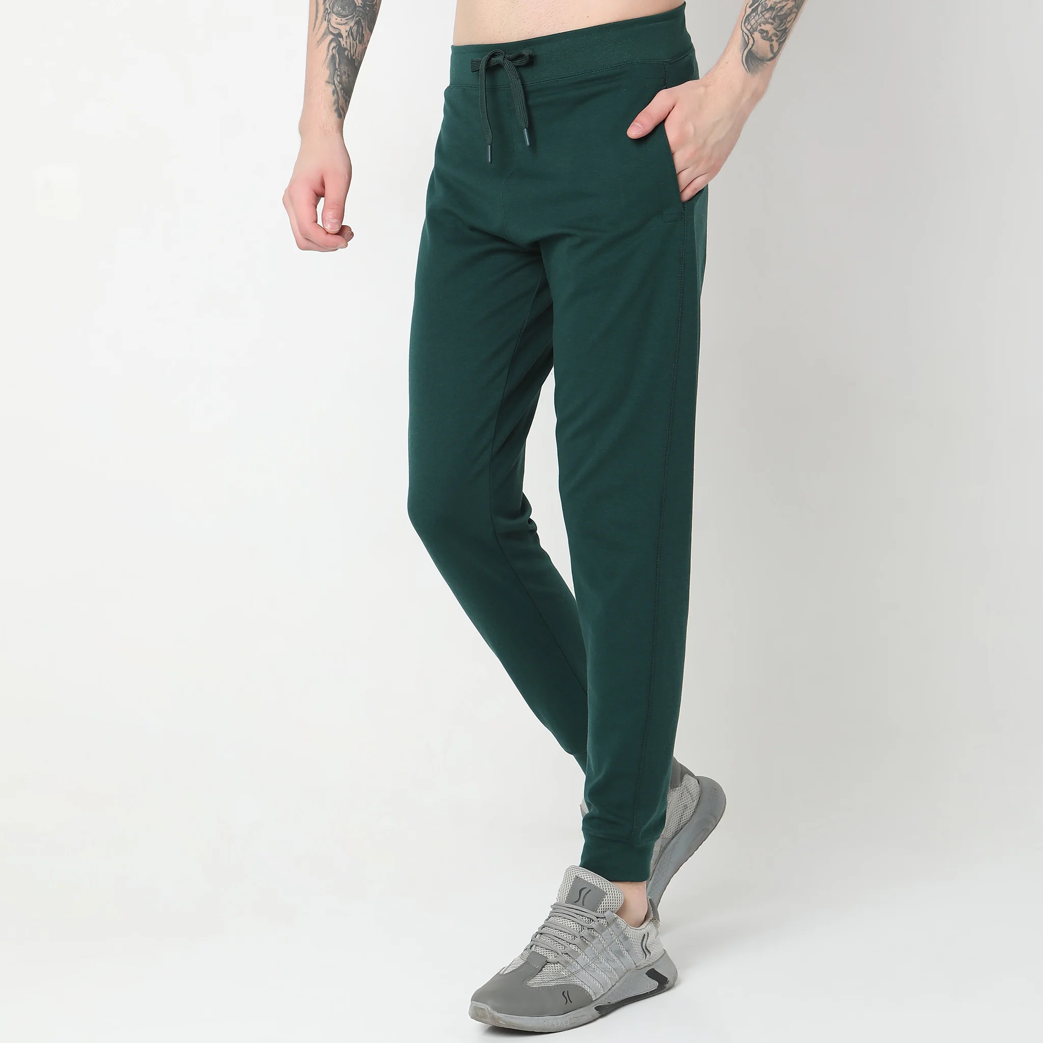 Flex Pants™ Joggers With Secure Mobile Pocket - Looper Knit Soft & Comfortable - Mid Rise - Image 15
