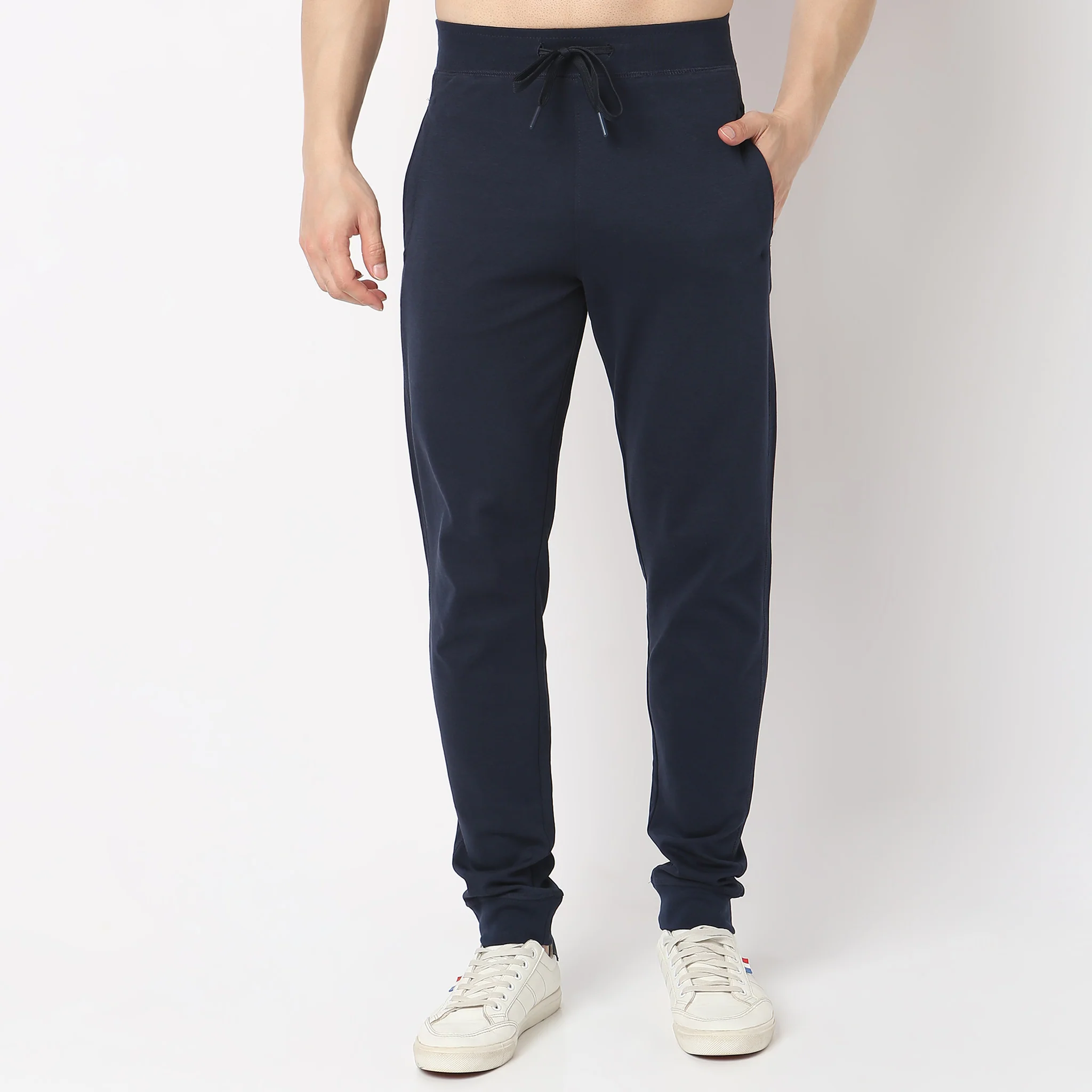 Flex Pants™ Joggers With Secure Mobile Pocket - Looper Knit Soft & Comfortable - Mid Rise - Image 22