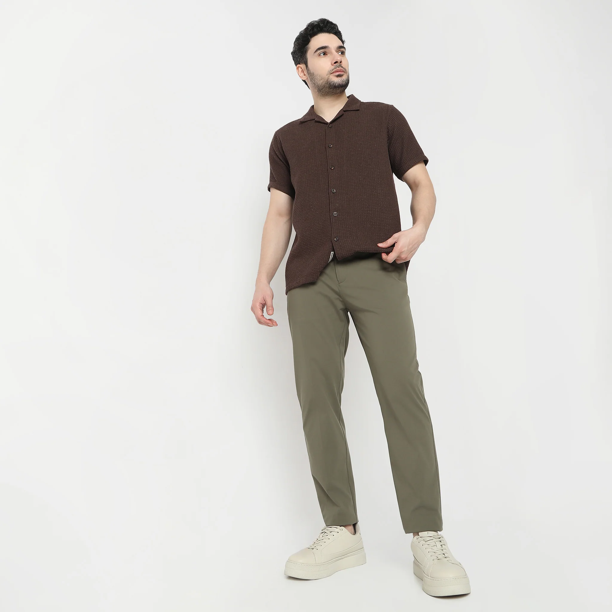 Versatile Smart Pants With Comfortable Elasticated Waistband