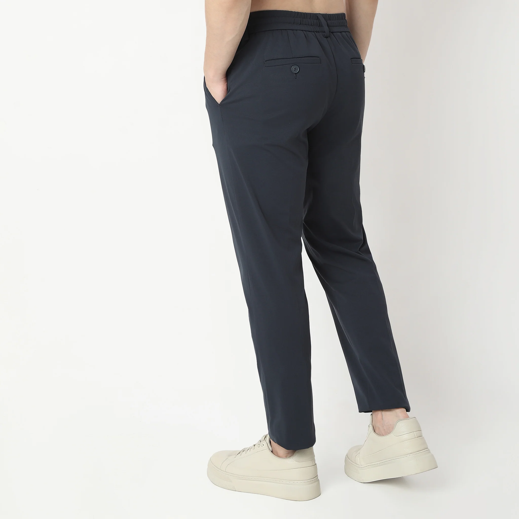 Versatile Smart Pants With Comfortable Elasticated Waistband - Image 13
