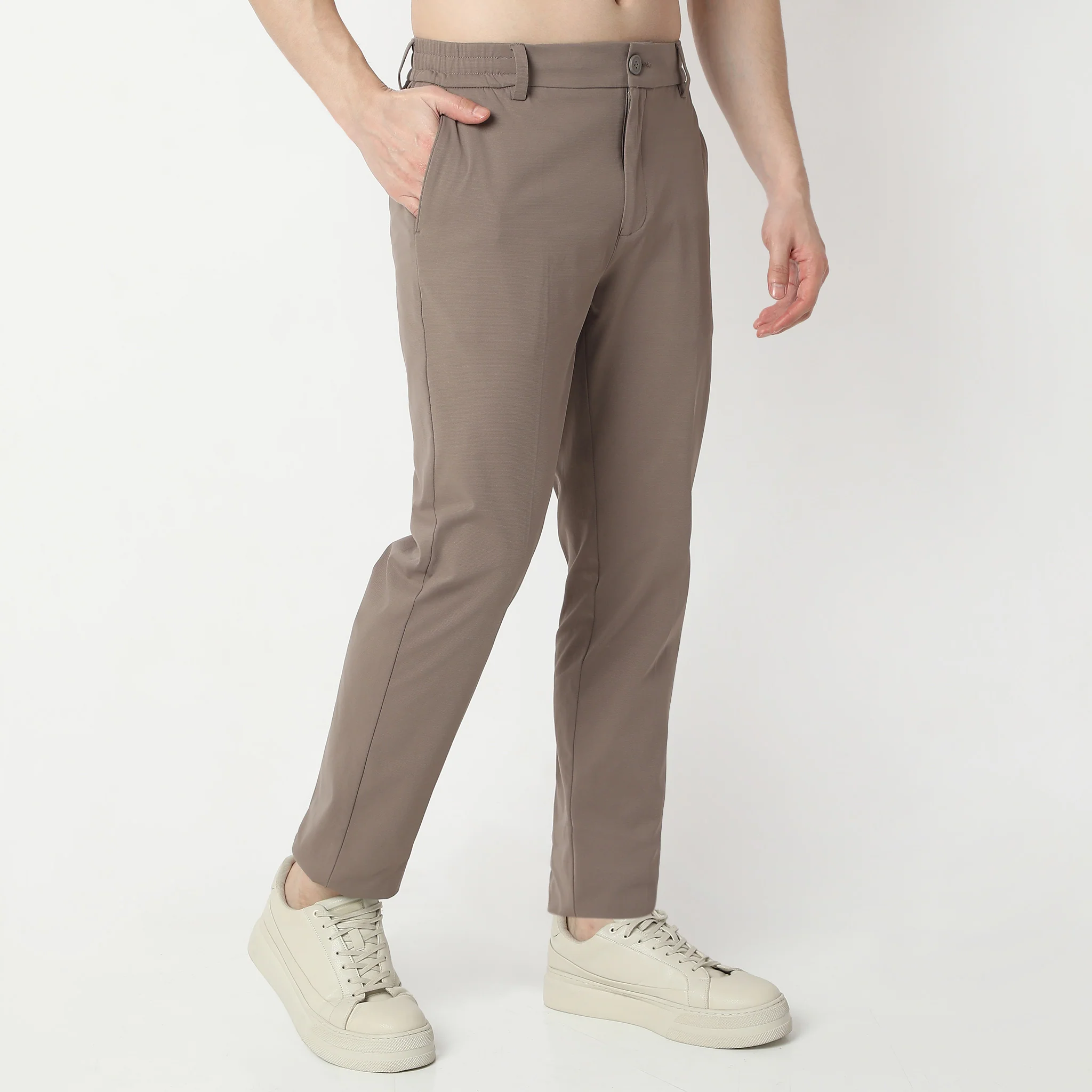 Versatile Smart Pants With Comfortable Elasticated Waistband - Image 20