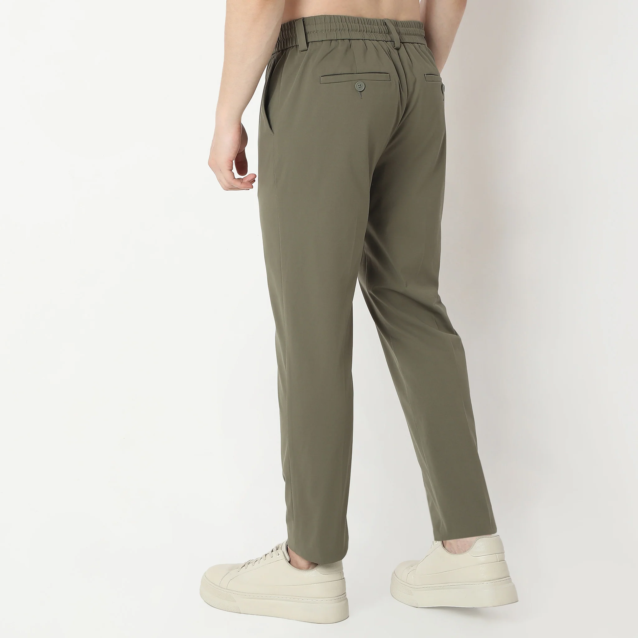 Versatile Smart Pants With Comfortable Elasticated Waistband - Image 3