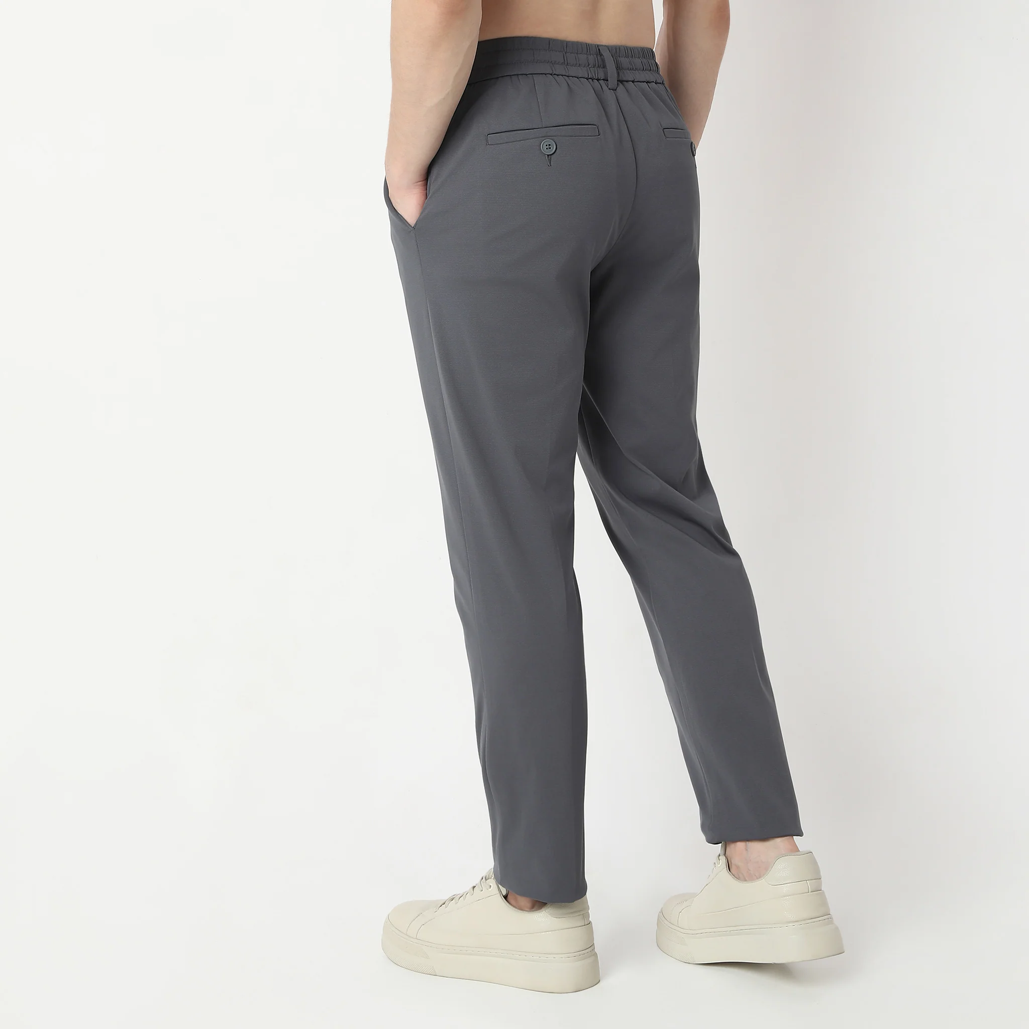 Versatile Smart Pants With Comfortable Elasticated Waistband - Image 8