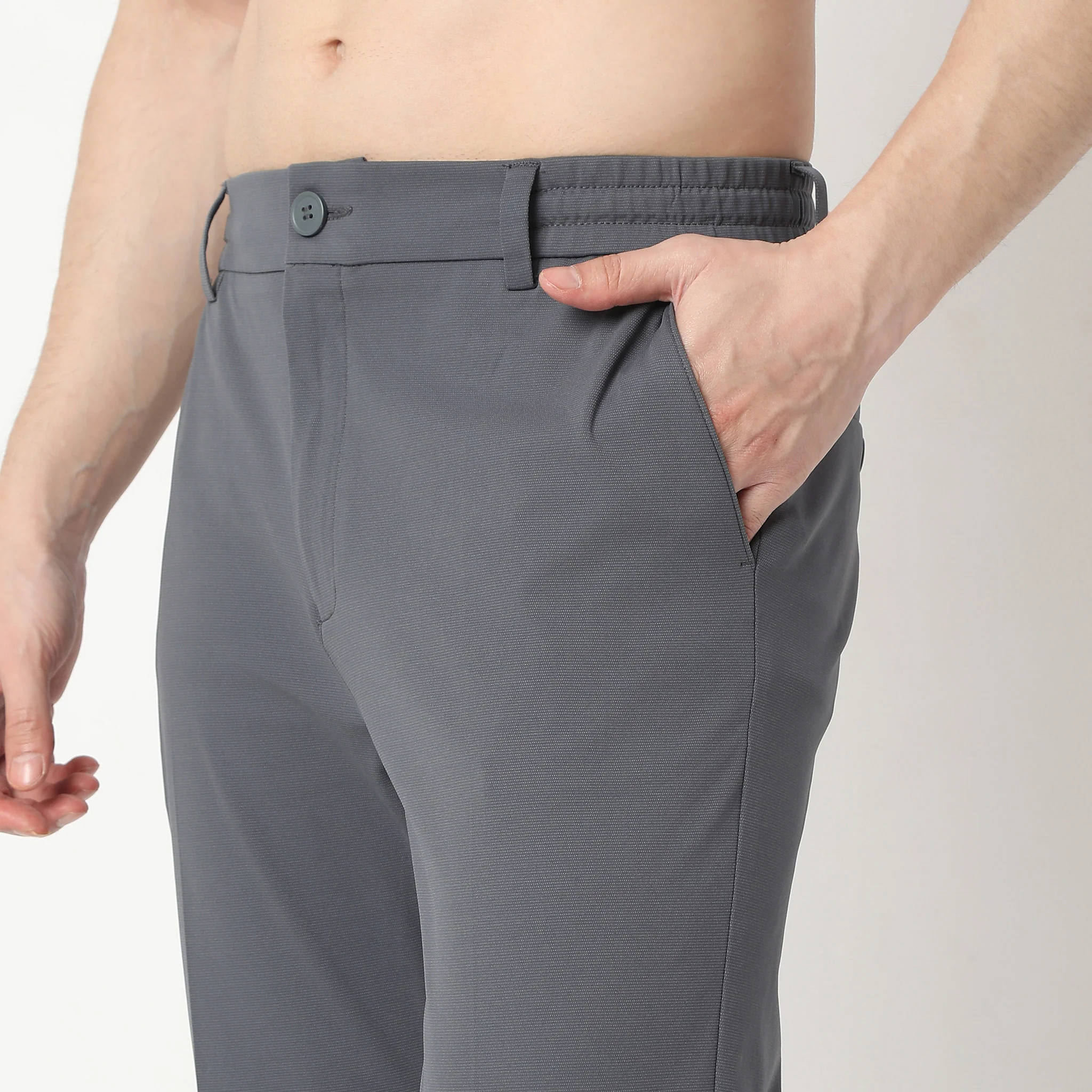 Versatile Smart Pants With Comfortable Elasticated Waistband - Image 9