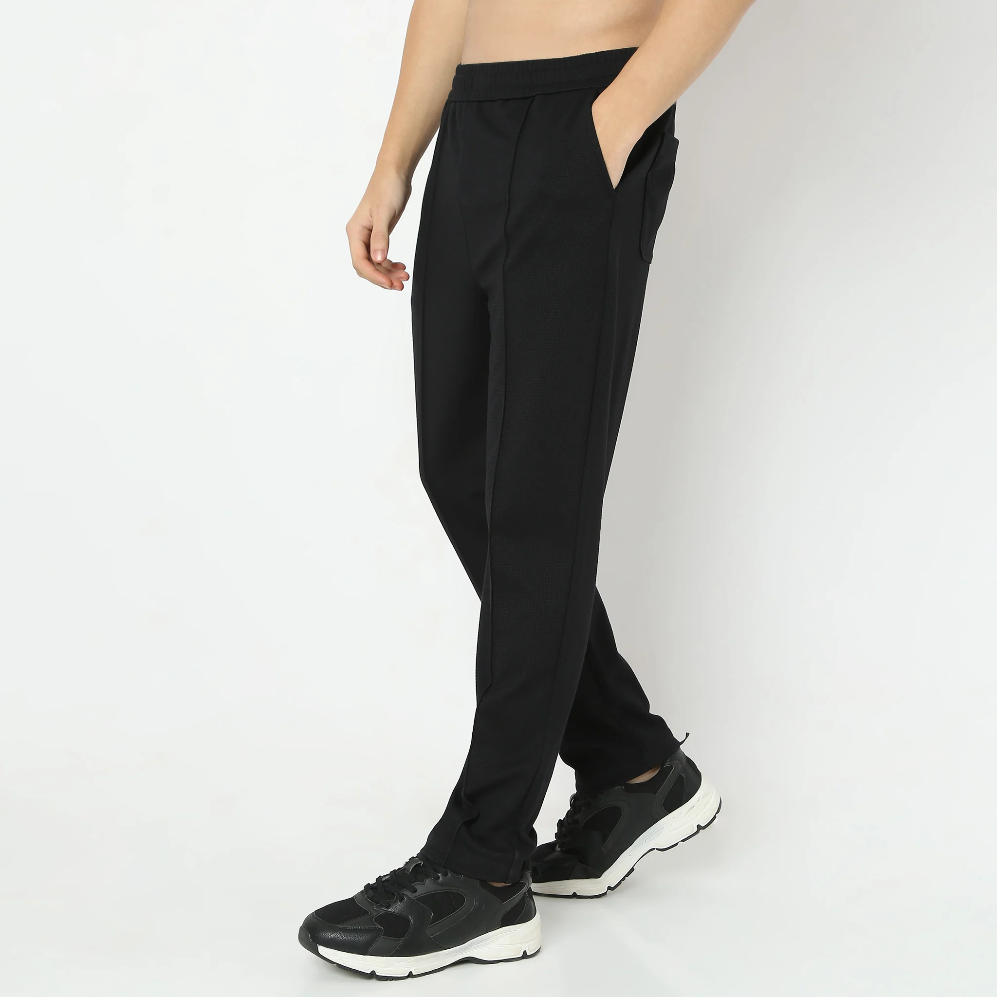 Weekend™ Pants - Knitted Fabric Lounge Wear - Comfort "Pull Up" With Elasticated Waist - Image 4