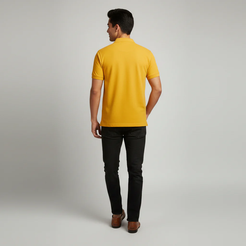 Double Dyed Polo™ T-Shirt With Anti-Curl Collar Pique Knit - Image 34