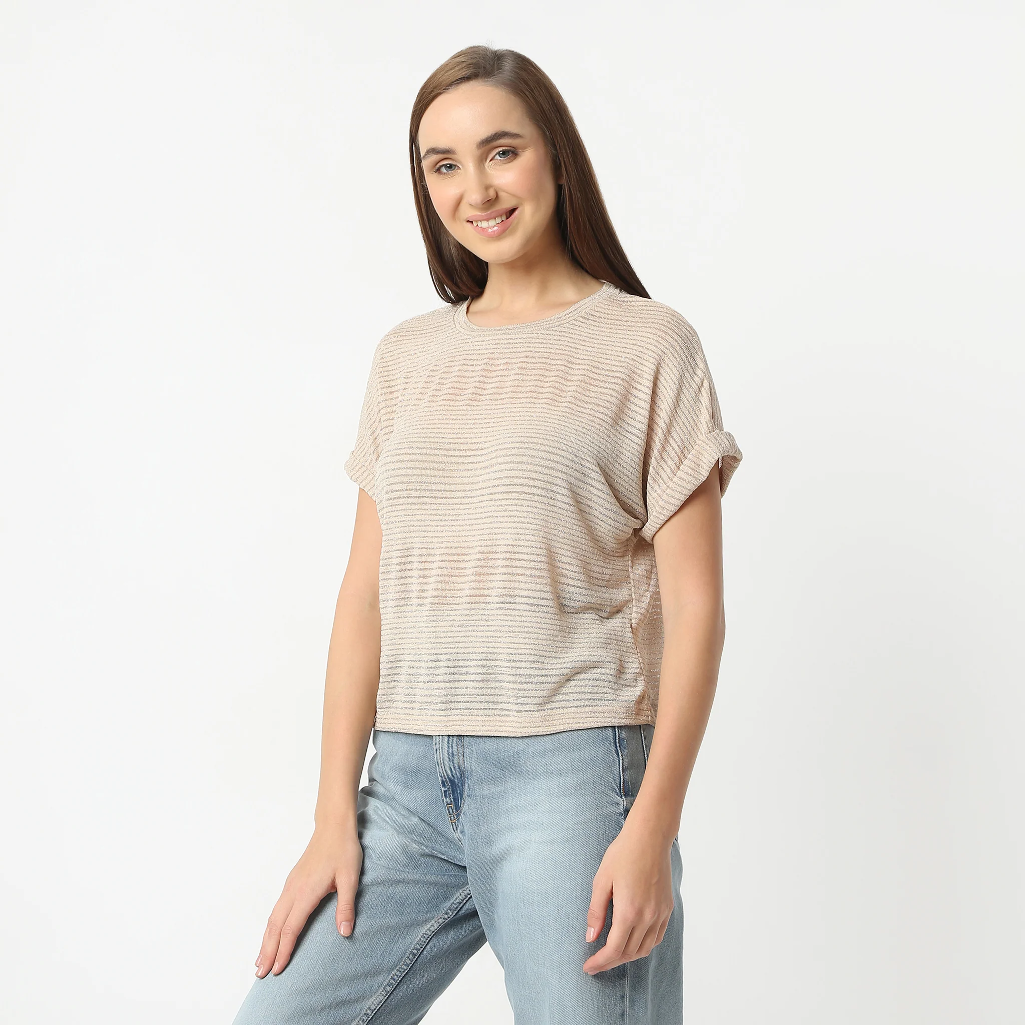 Round Neck Short Sleeve Top - Image 5