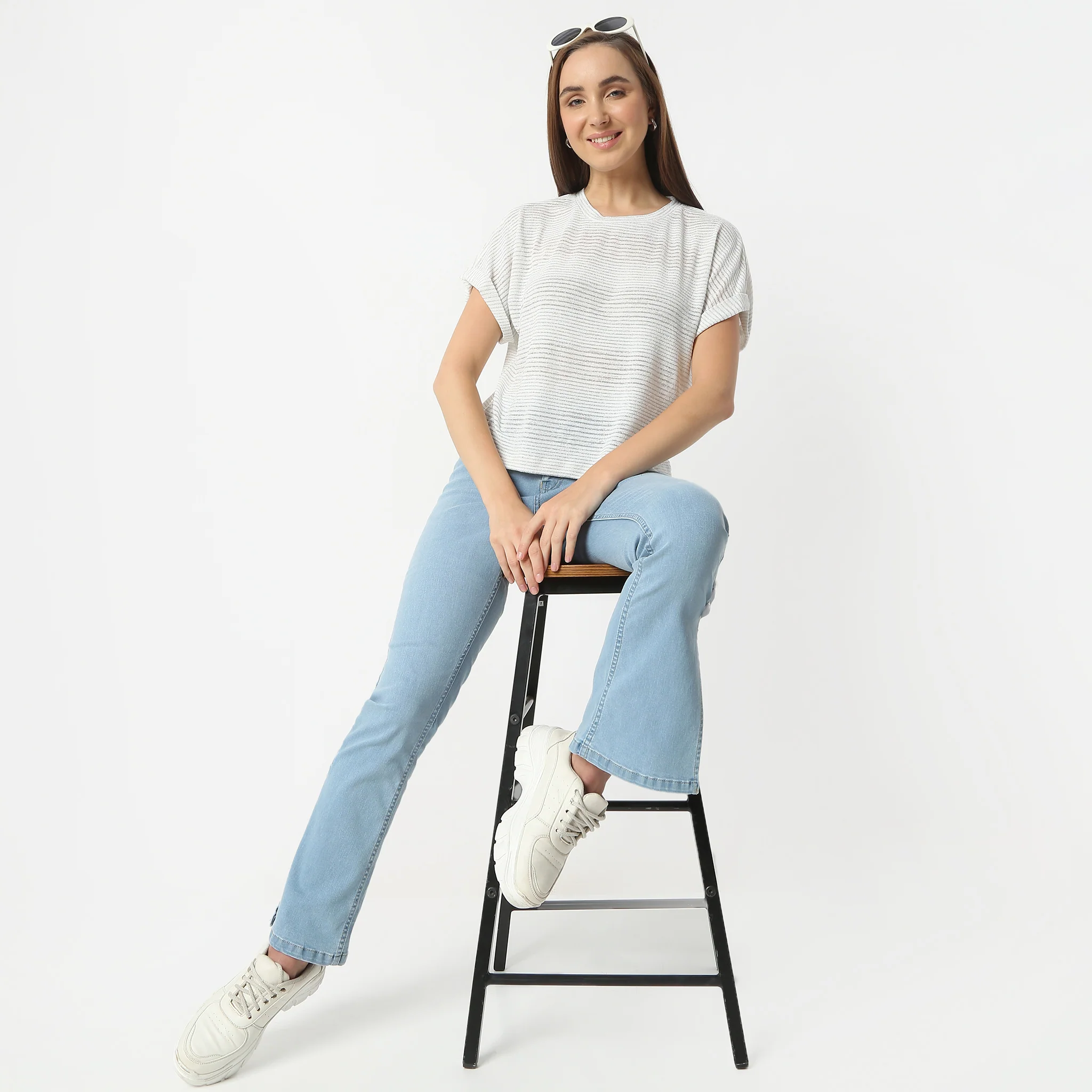 Round Neck Short Sleeve Top - Image 6