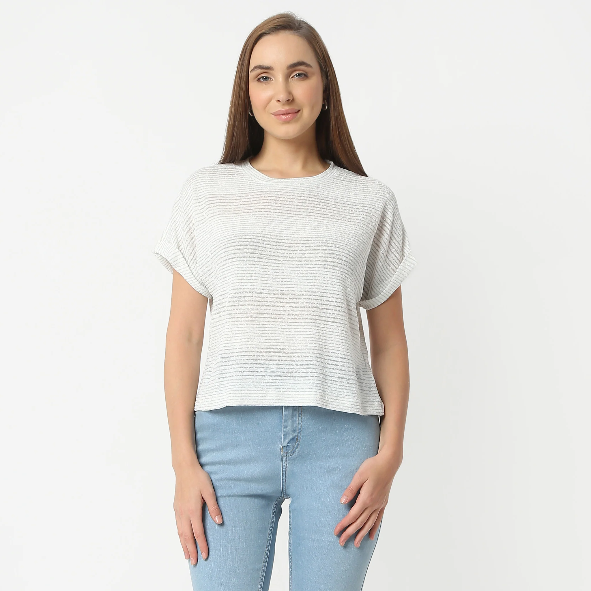 Round Neck Short Sleeve Top - Image 7