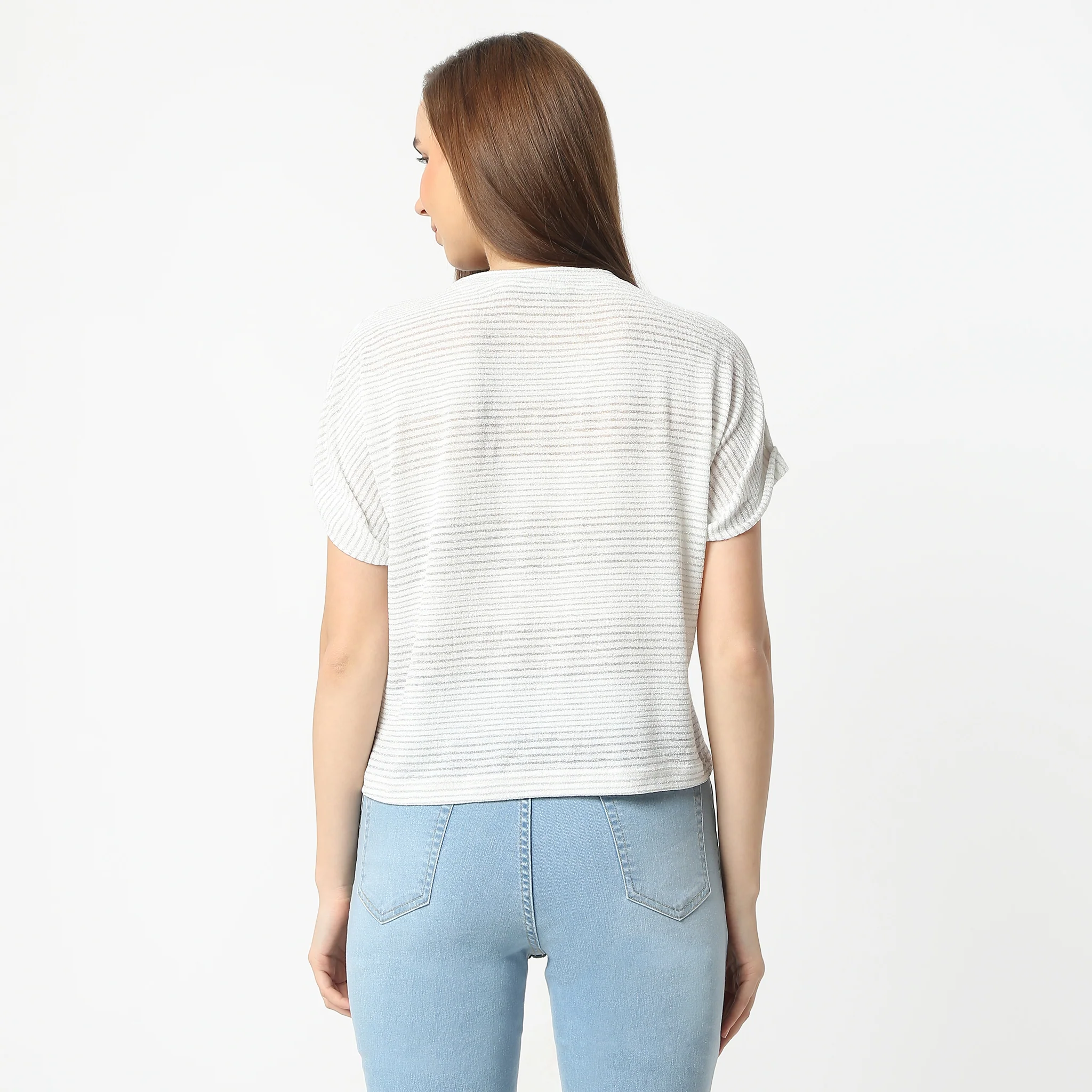 Round Neck Short Sleeve Top - Image 8