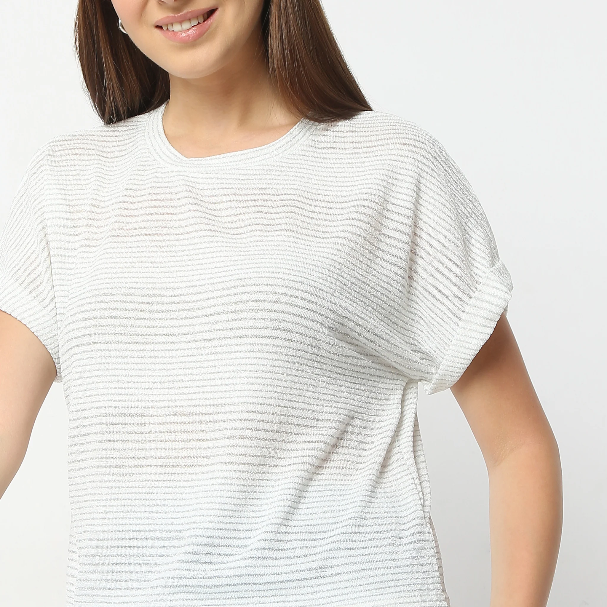 Round Neck Short Sleeve Top - Image 9