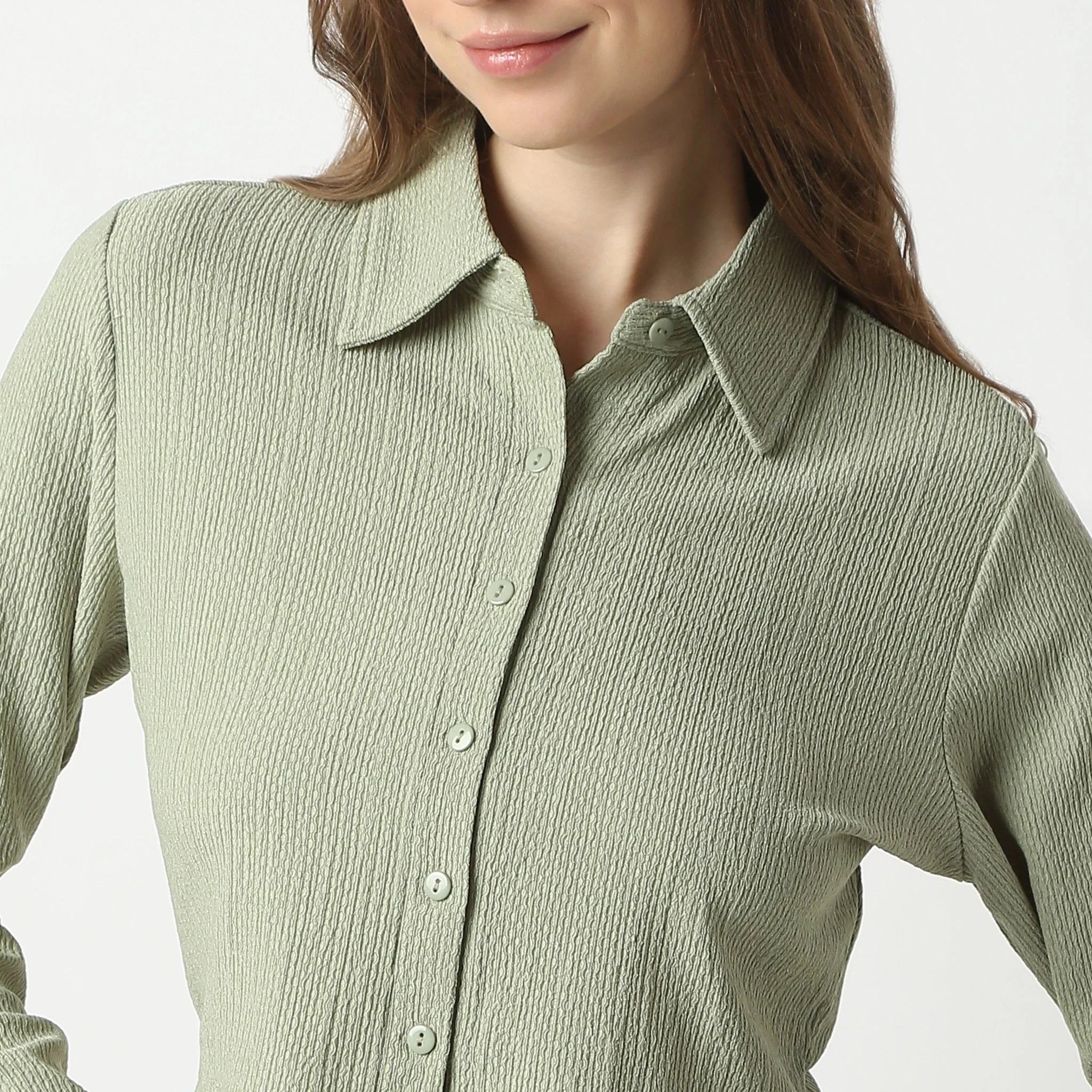 Solid Full Sleeve Betty Shirts - Image 10