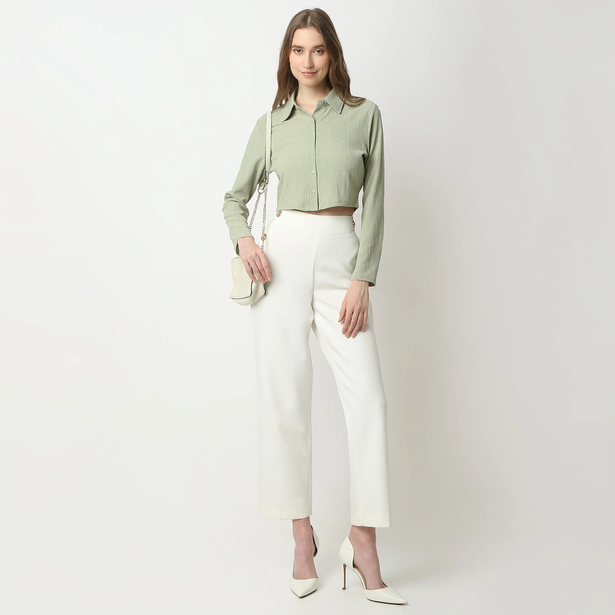 Solid Full Sleeve Betty Shirts - Image 6