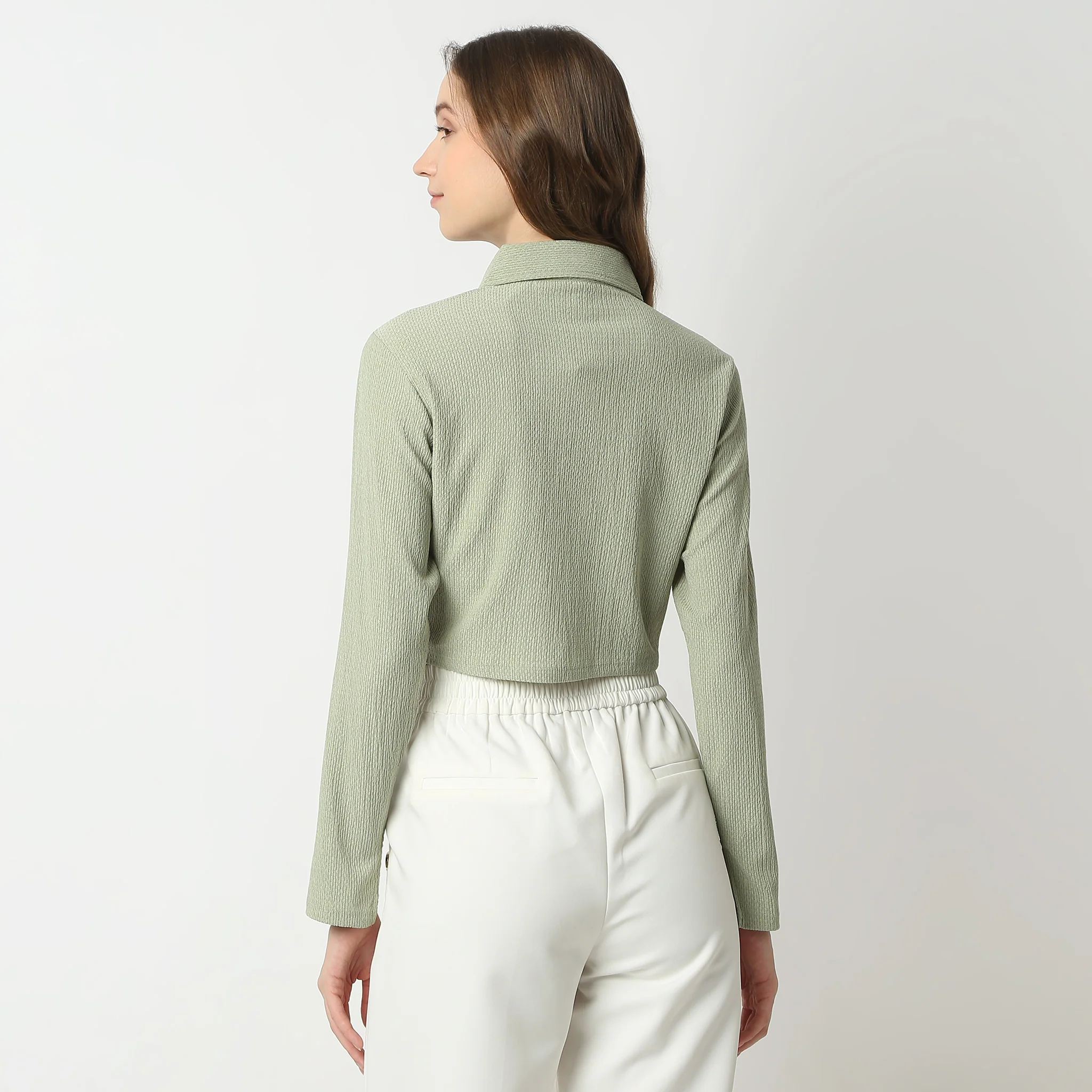 Solid Full Sleeve Betty Shirts - Image 8