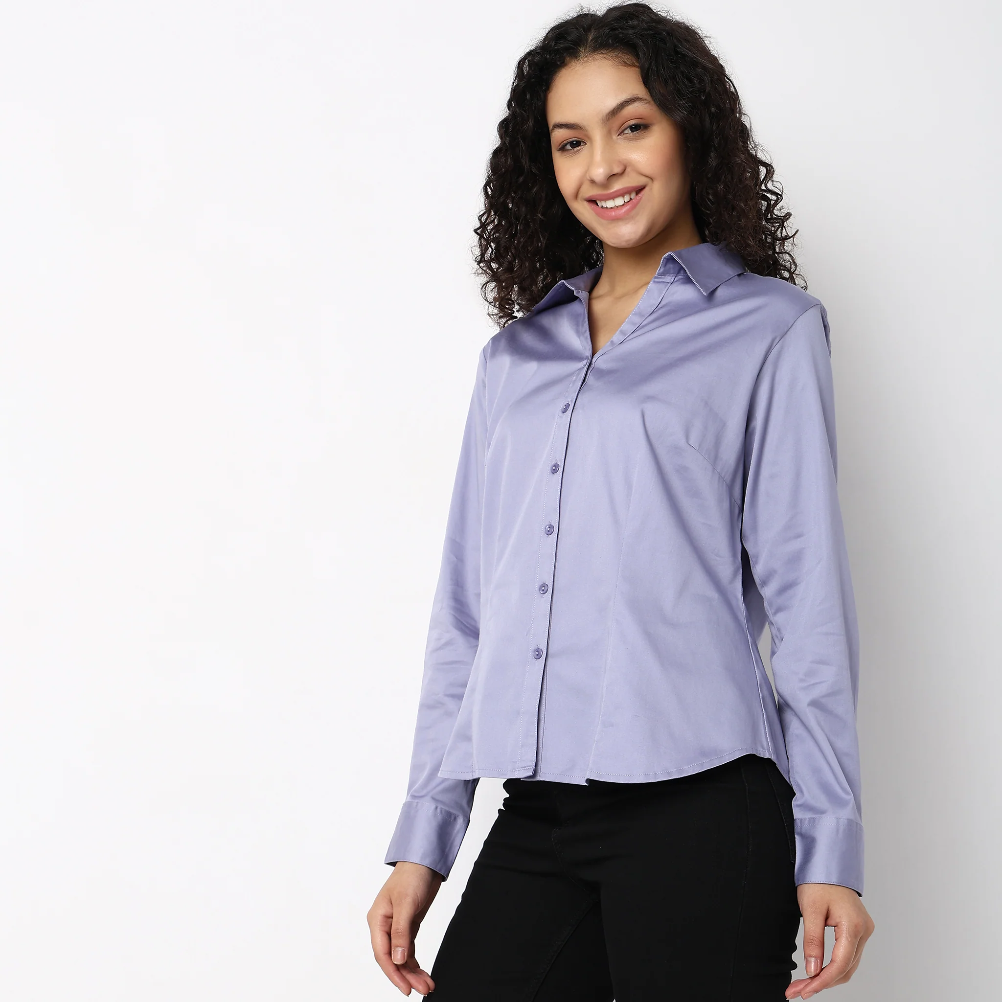 Regular Fit Solid Shirt - Image 14