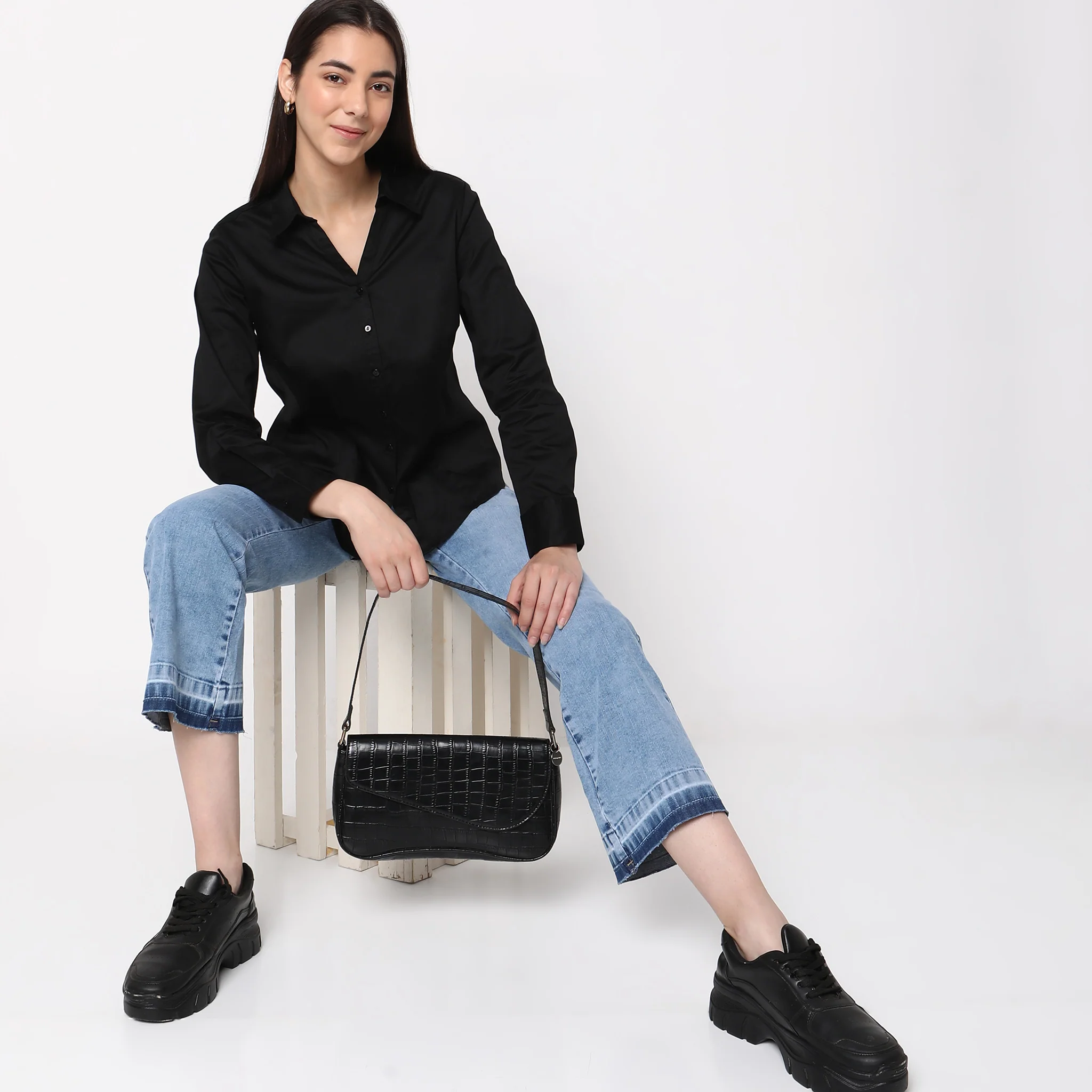 Regular Fit Solid Shirt - Image 16