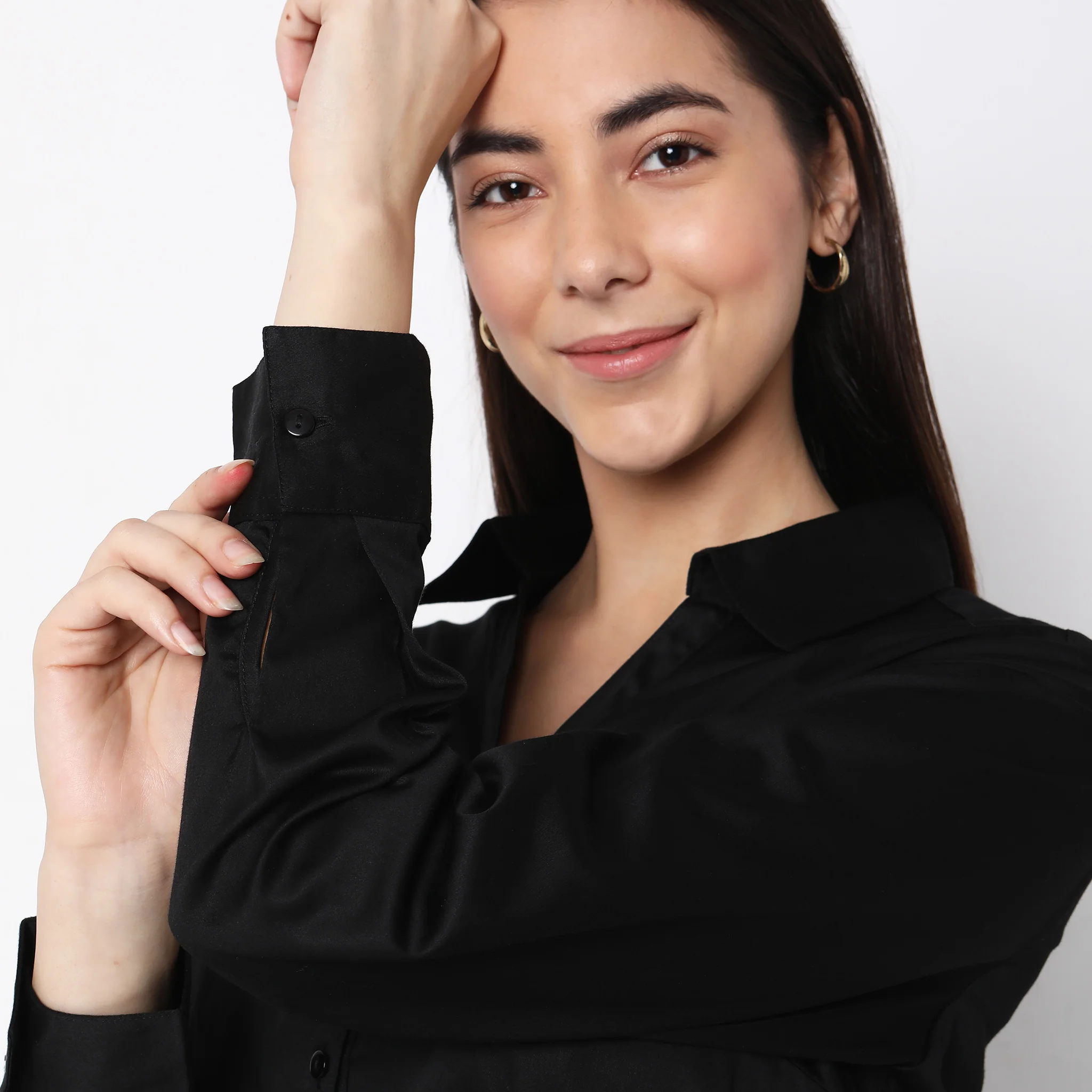 Regular Fit Solid Shirt - Image 20