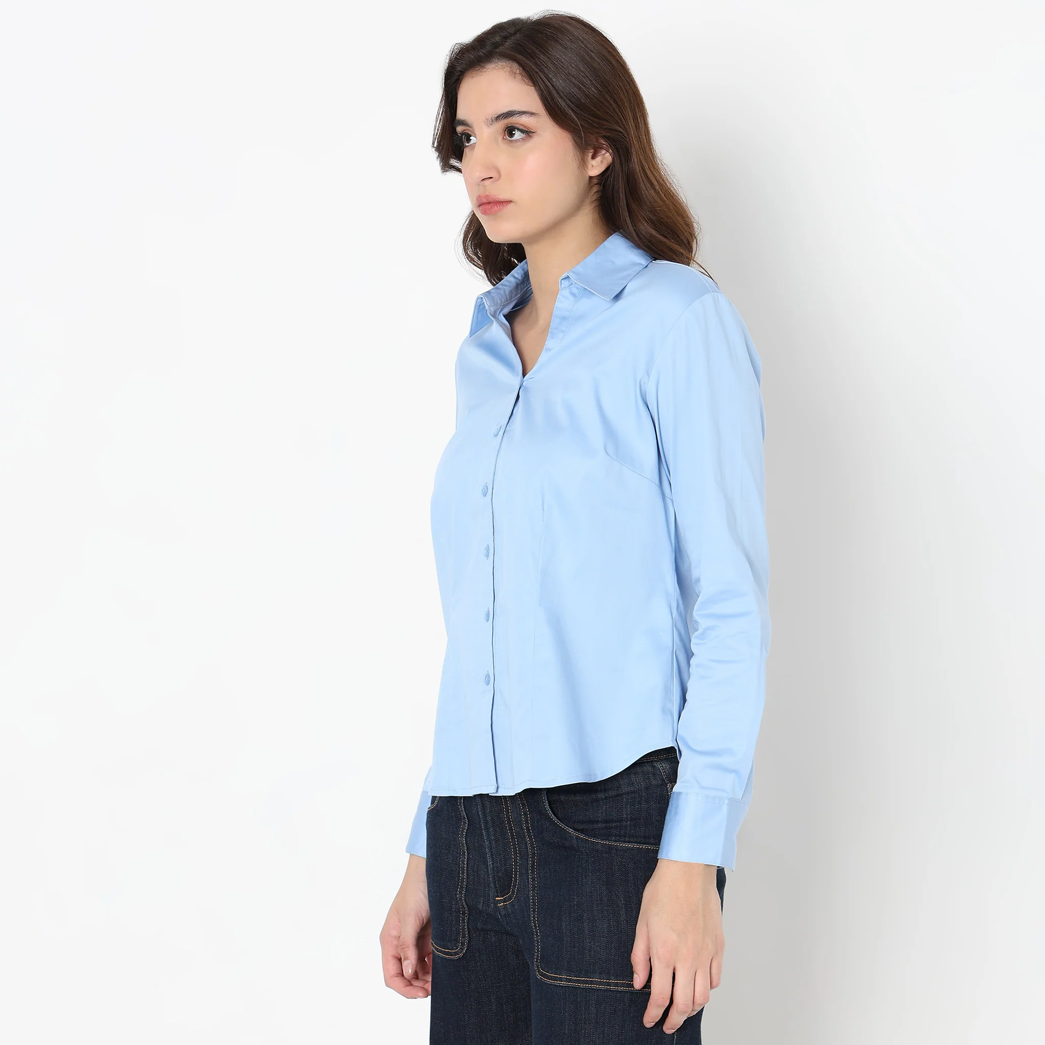 Regular Fit Solid Shirt - Image 24
