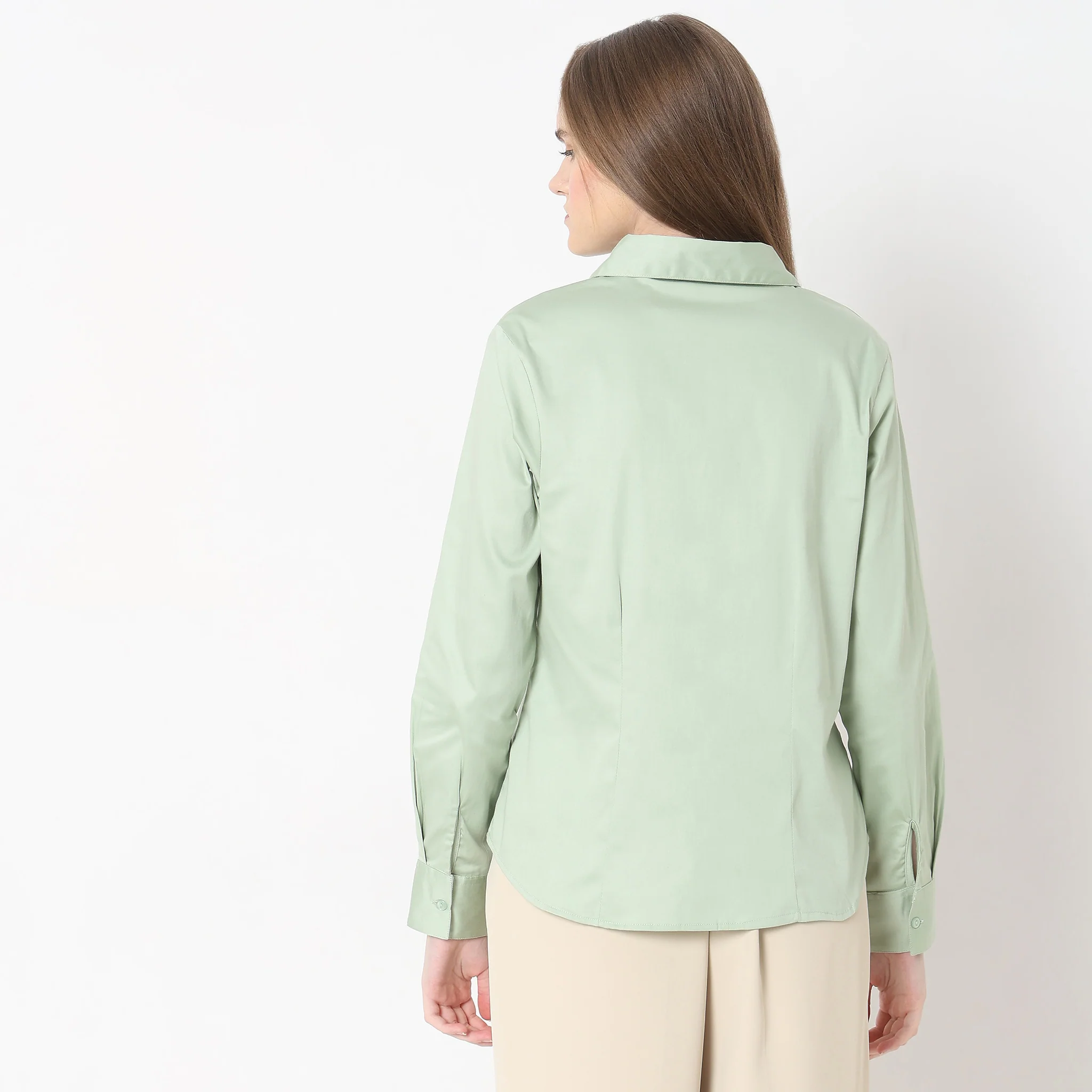 Regular Fit Solid Shirt - Image 28