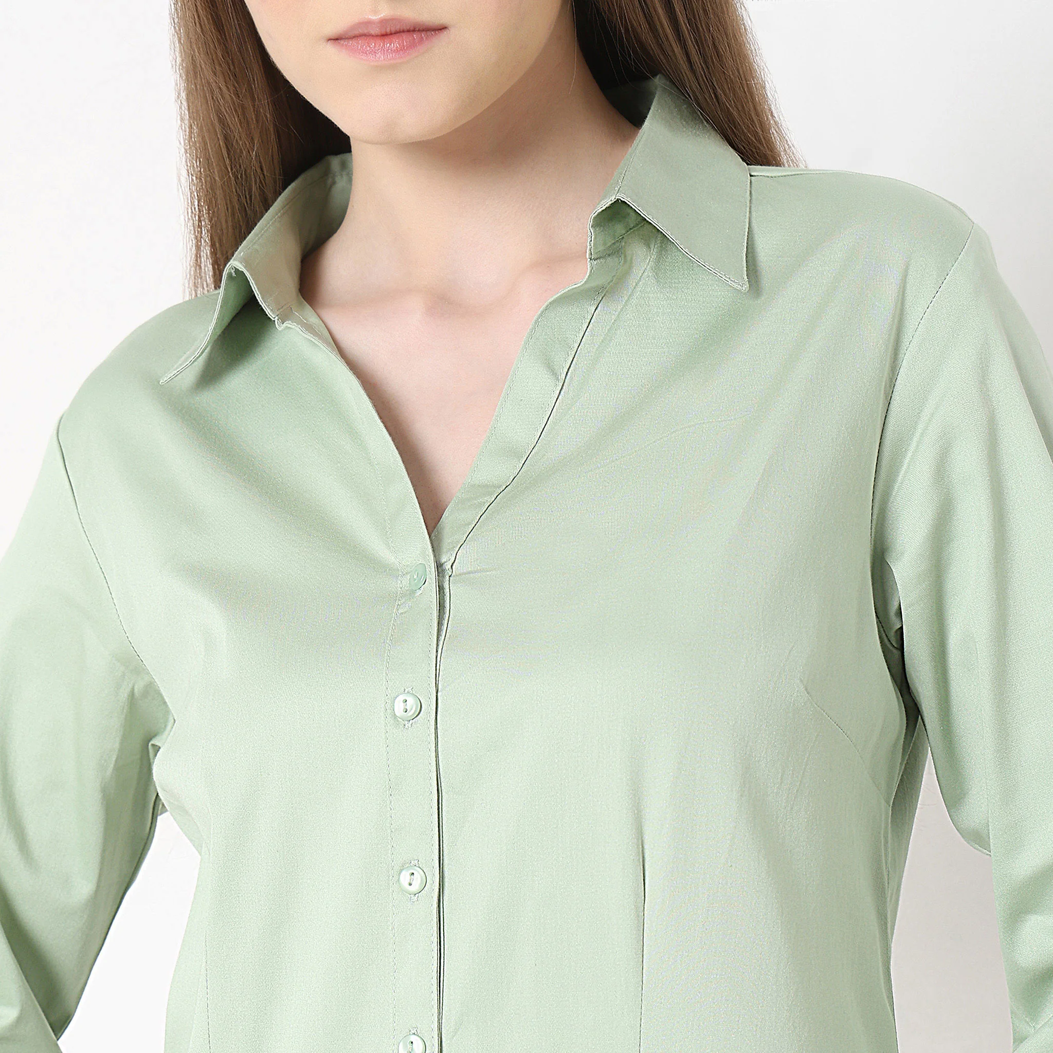 Regular Fit Solid Shirt - Image 30
