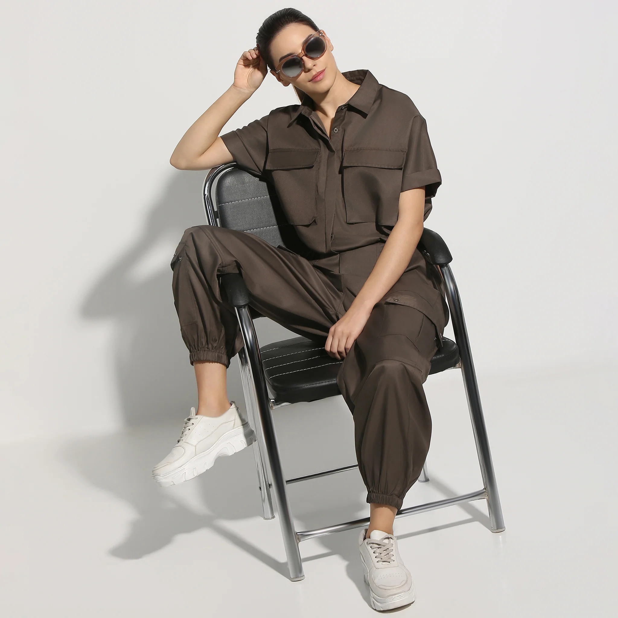 Regular Fit Solid Shirt - Image 6