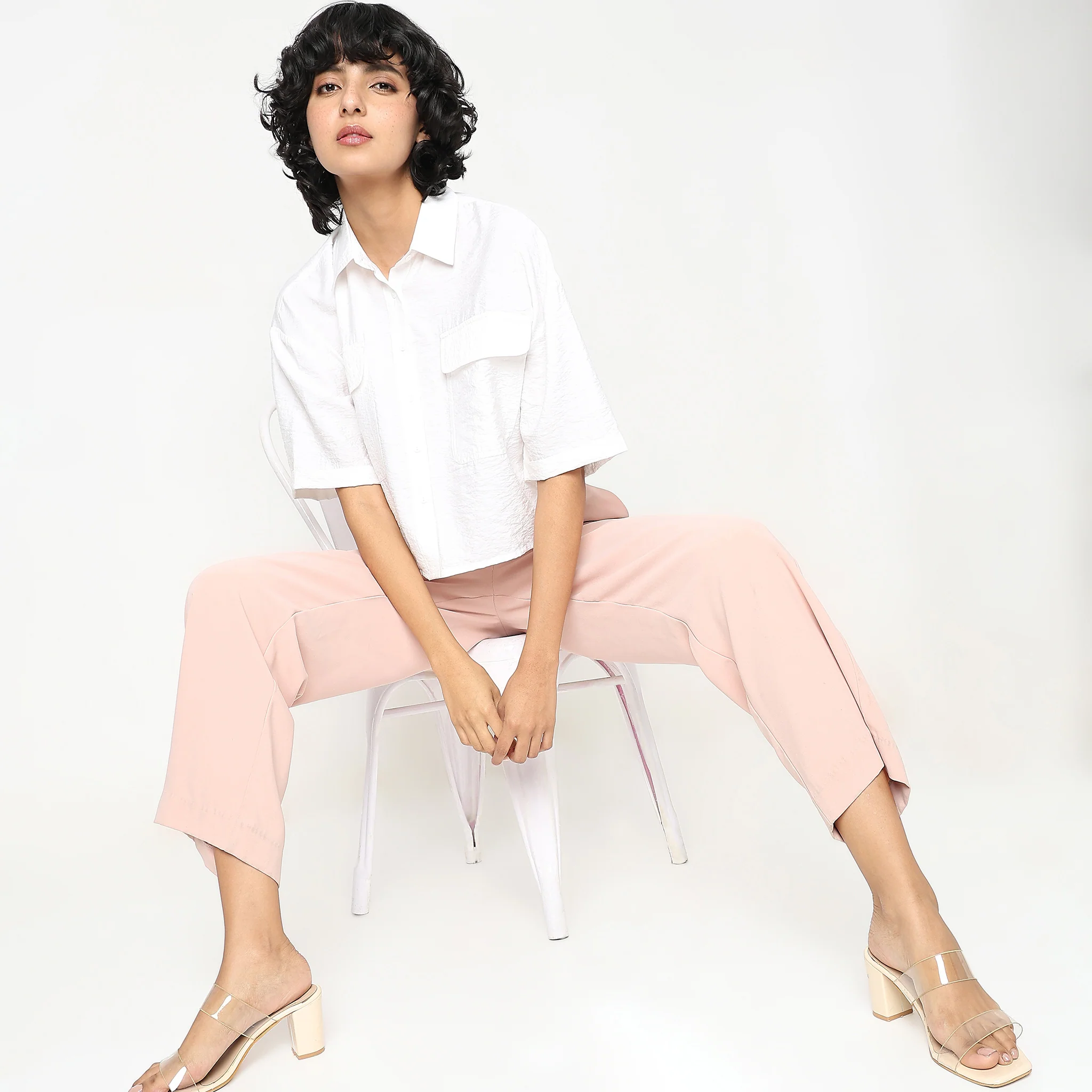 Regular Fit Solid Shirt - Image 6
