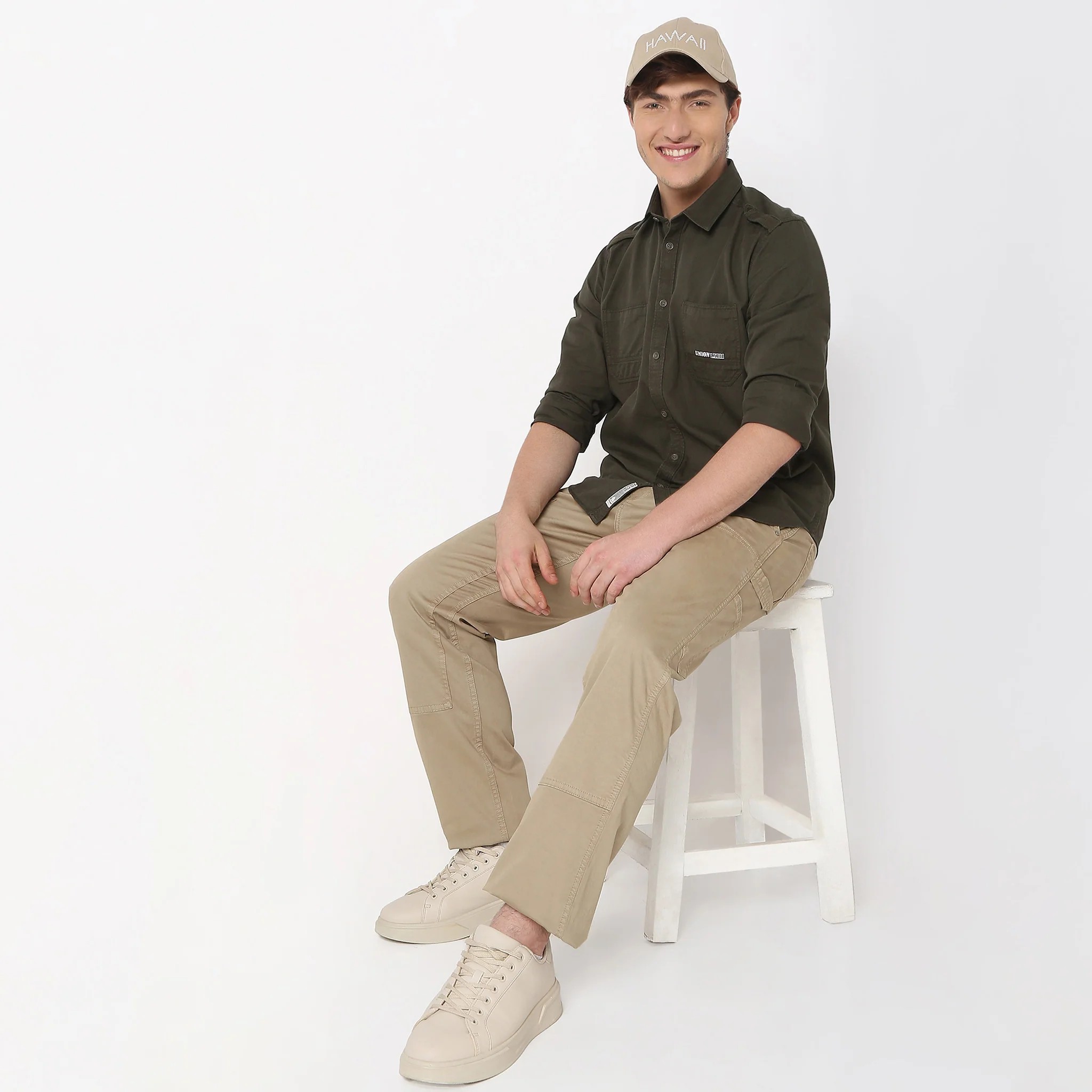 Regular Fit Solid Shirt - Image 11