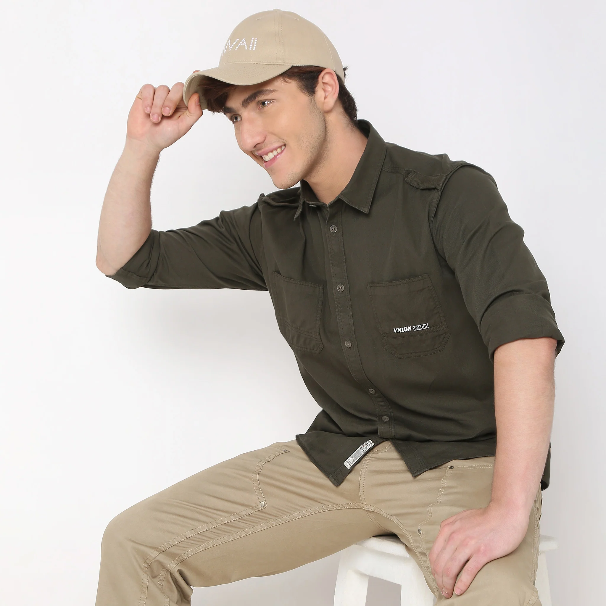 Regular Fit Solid Shirt - Image 12